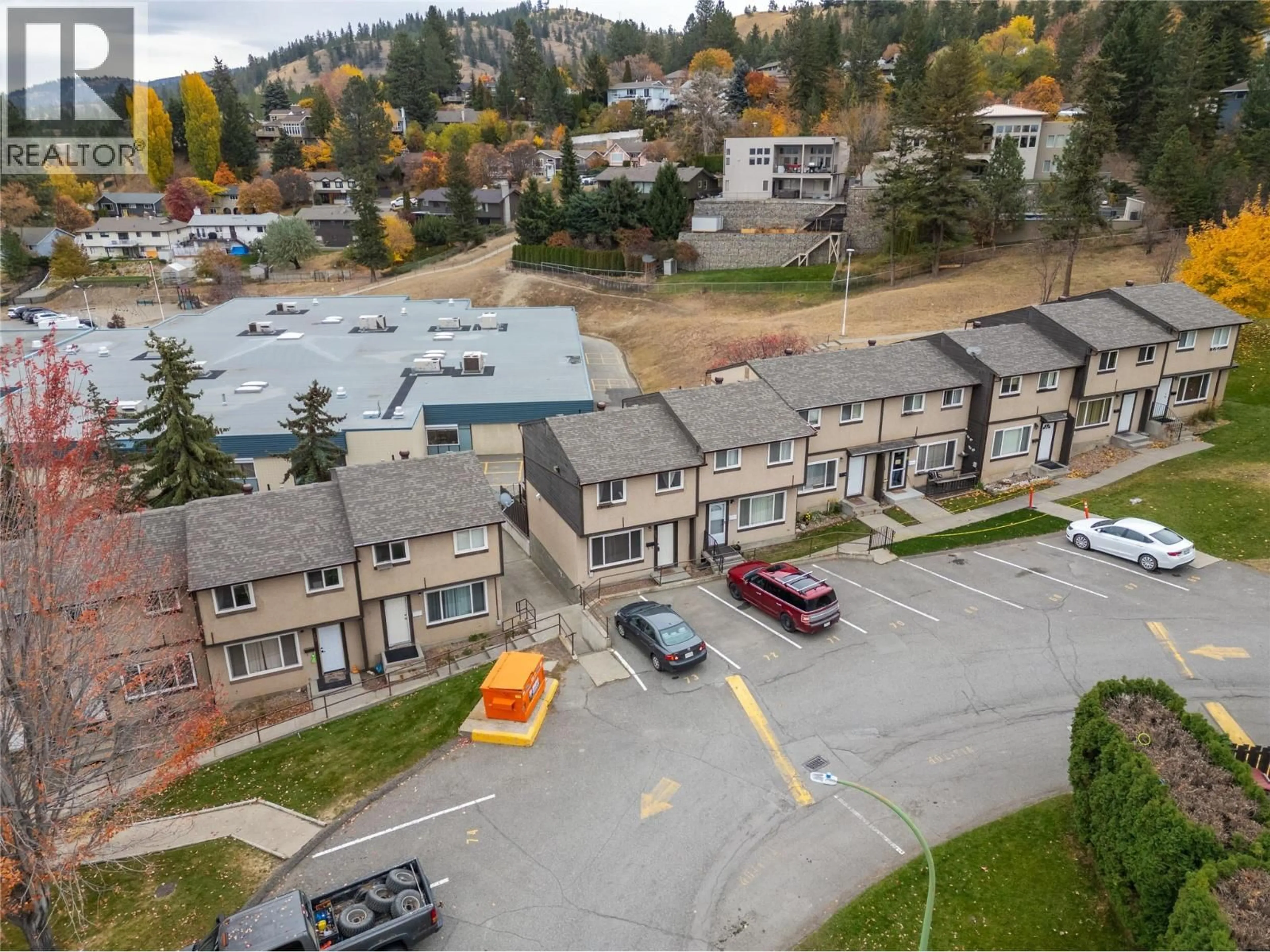 A pic from outside/outdoor area/front of a property/back of a property/a pic from drone, mountain view for 72 - 1605 SUMMIT DRIVE, Kamloops British Columbia V2E2A5