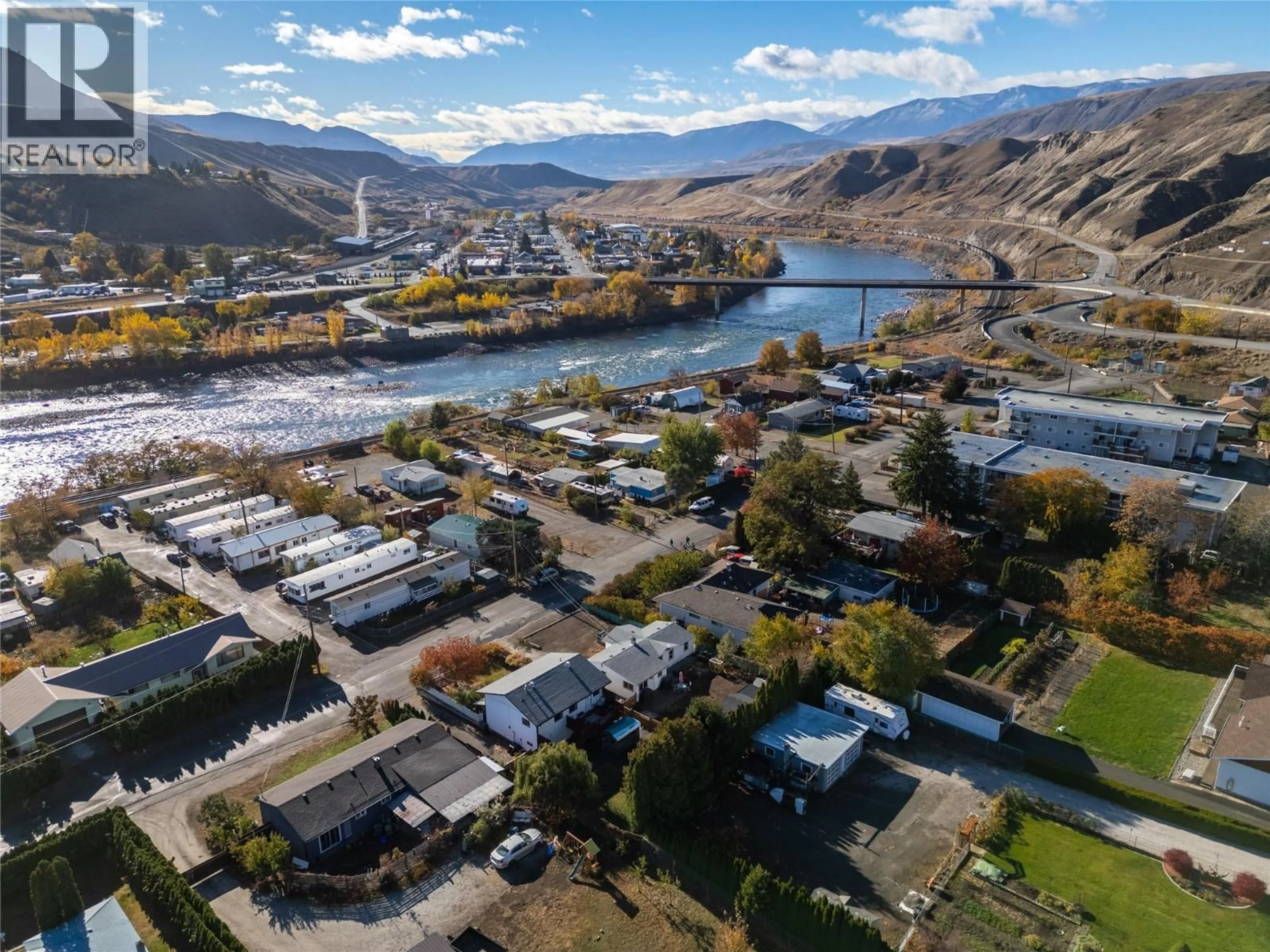 A pic from outside/outdoor area/front of a property/back of a property/a pic from drone, water/lake/river/ocean view for 356 TINGLEY STREET, Ashcroft British Columbia V0K1A0