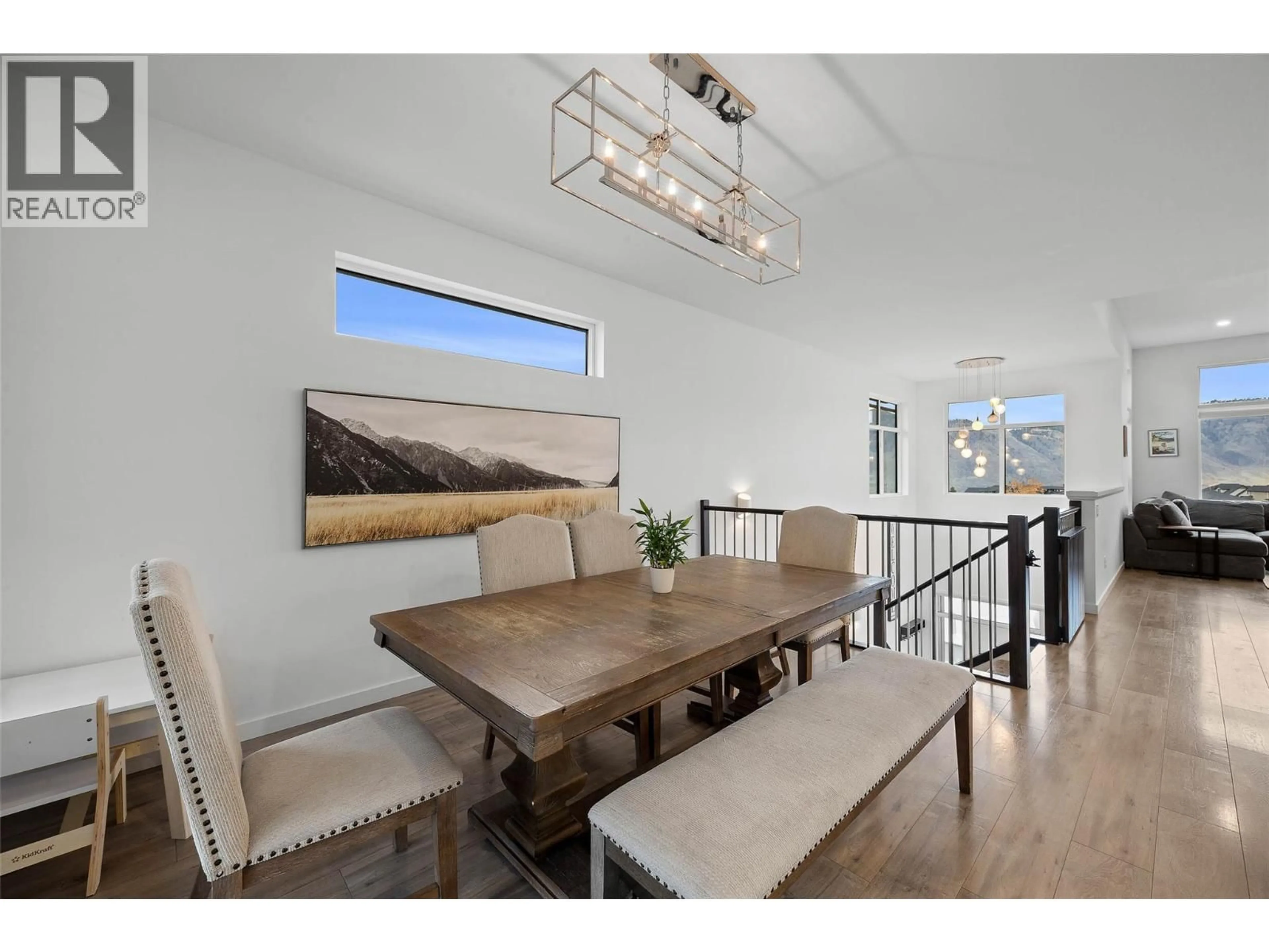 Dining room, wood/laminate floor for 2085 GALORE CRESCENT, Kamloops British Columbia V2E0C6
