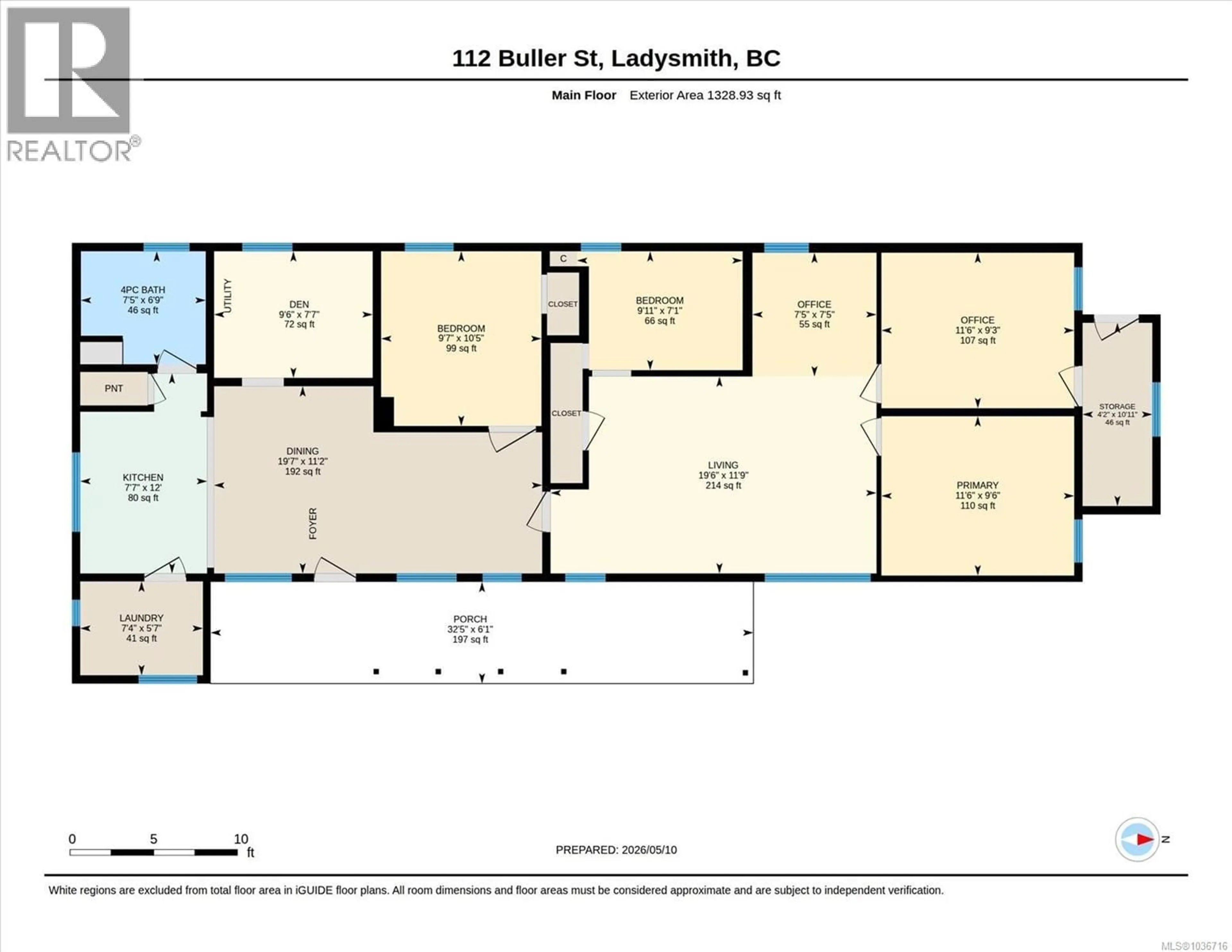 Floor plan for 112 BULLER STREET, Ladysmith British Columbia V9G1A1