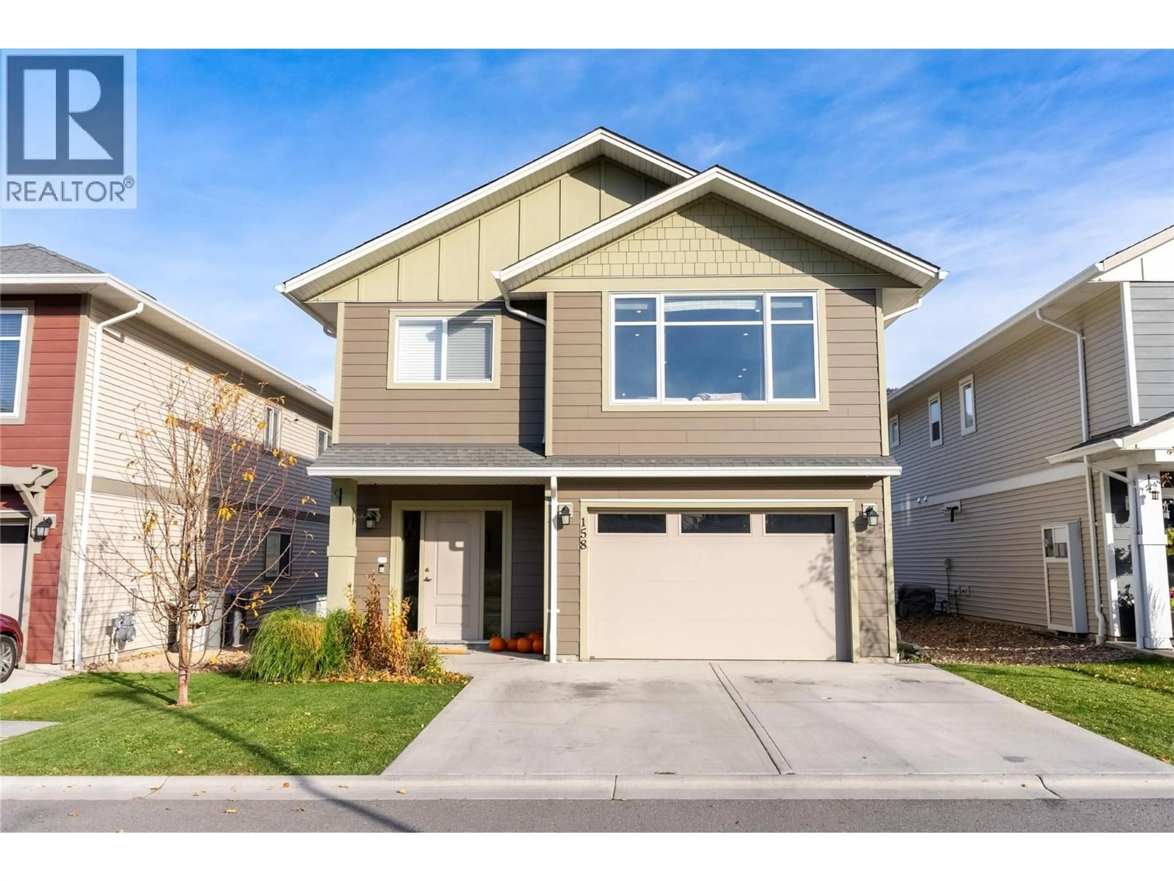 Home with vinyl exterior material, street for 158 - 8800 DALLAS DRIVE, Kamloops British Columbia V2C0G8