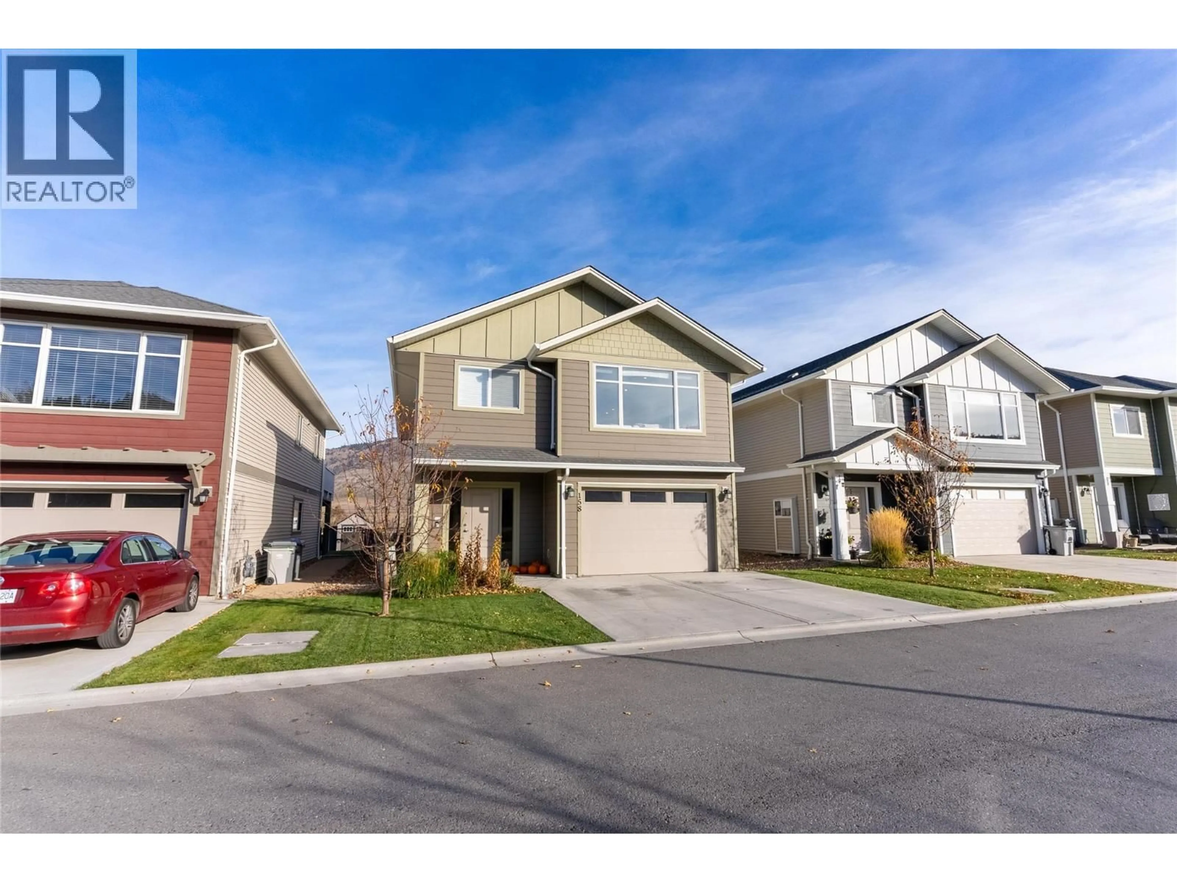 Home with vinyl exterior material, street for 158 - 8800 DALLAS DRIVE, Kamloops British Columbia V2C0G8
