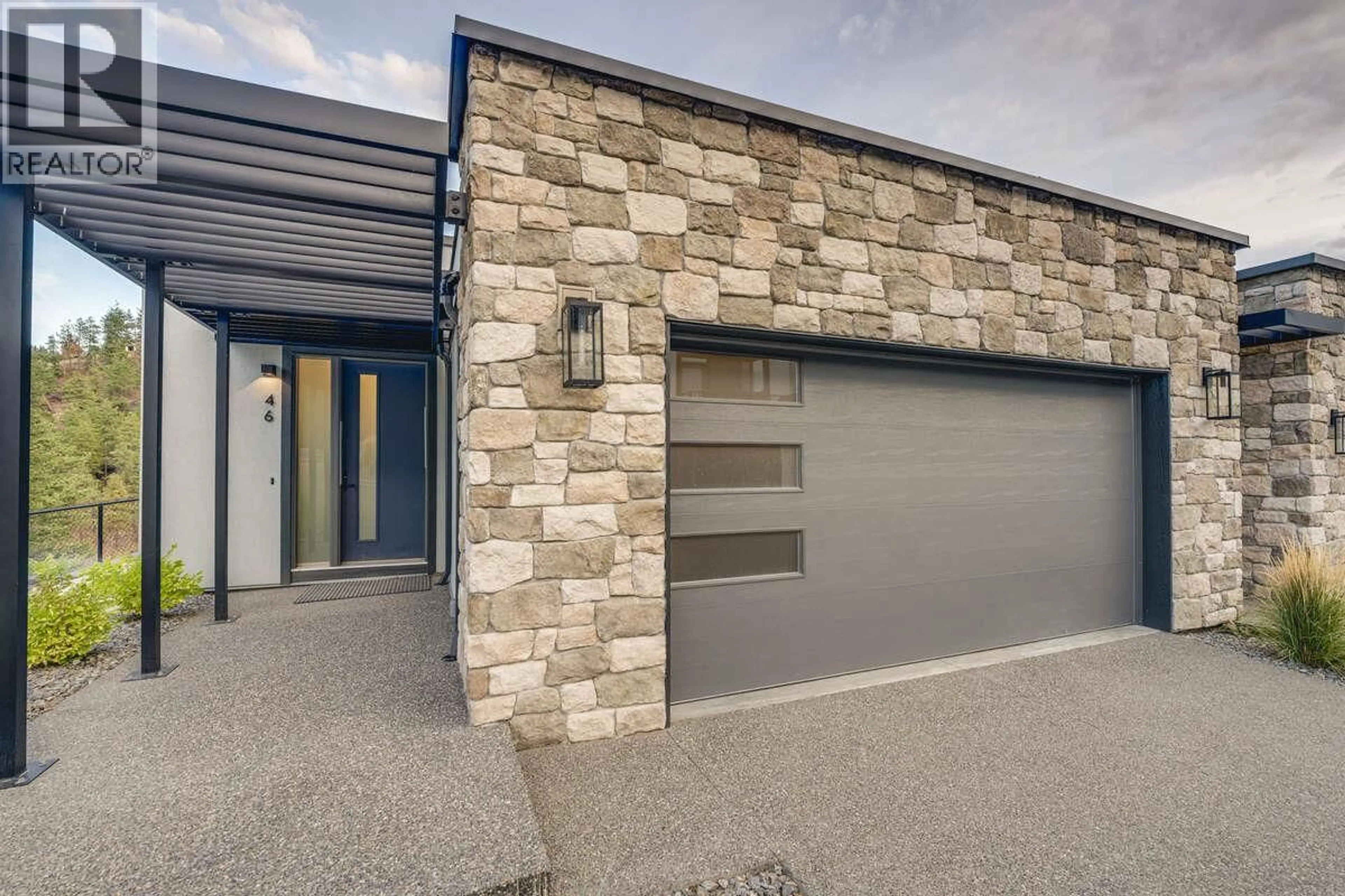 Home with brick exterior material, street for 46 - 1550 UNION ROAD, Kelowna British Columbia V1V2W4