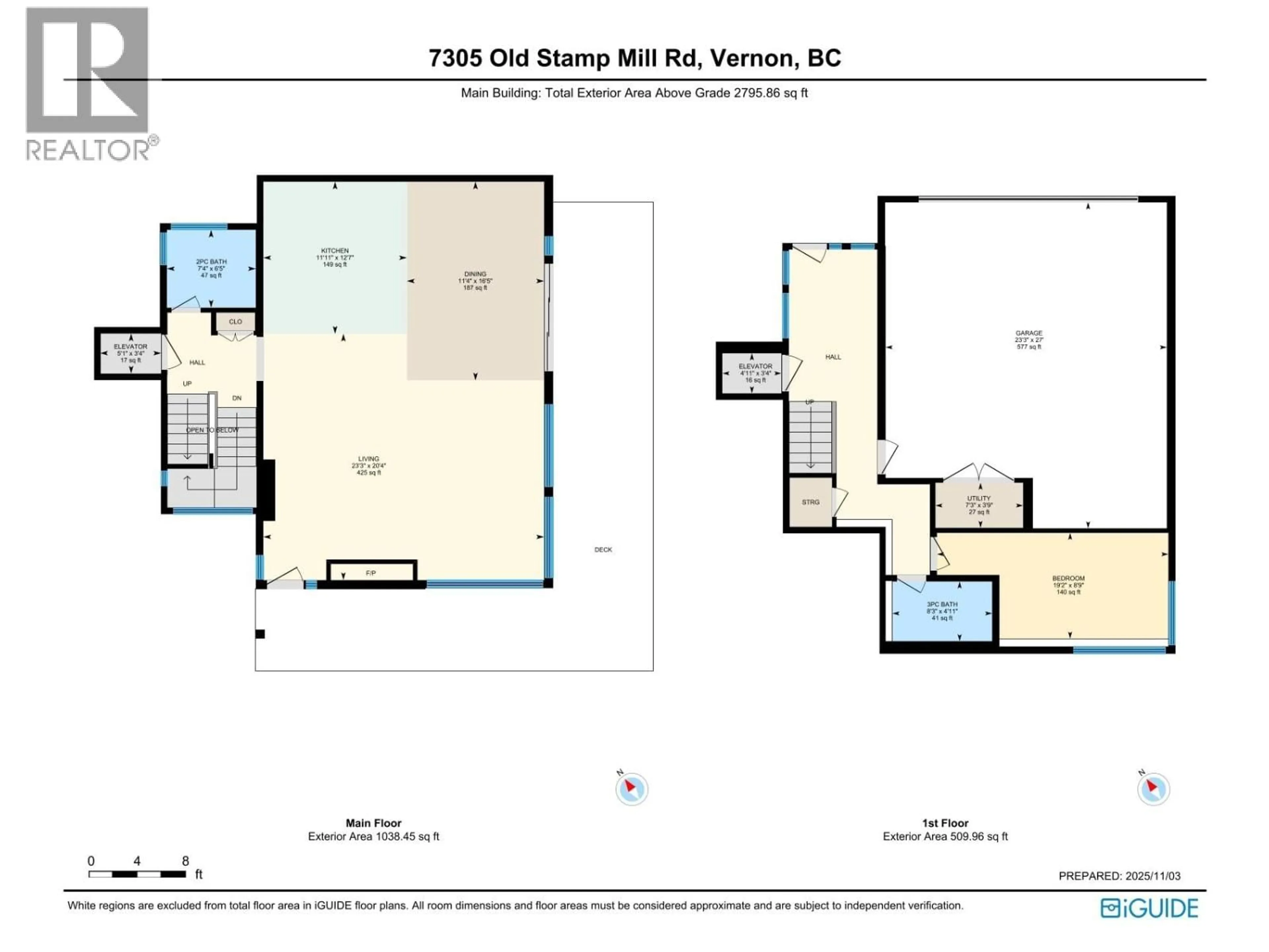 Floor plan for 7305 OLD STAMP MILL ROAD, Vernon British Columbia V1H1N2