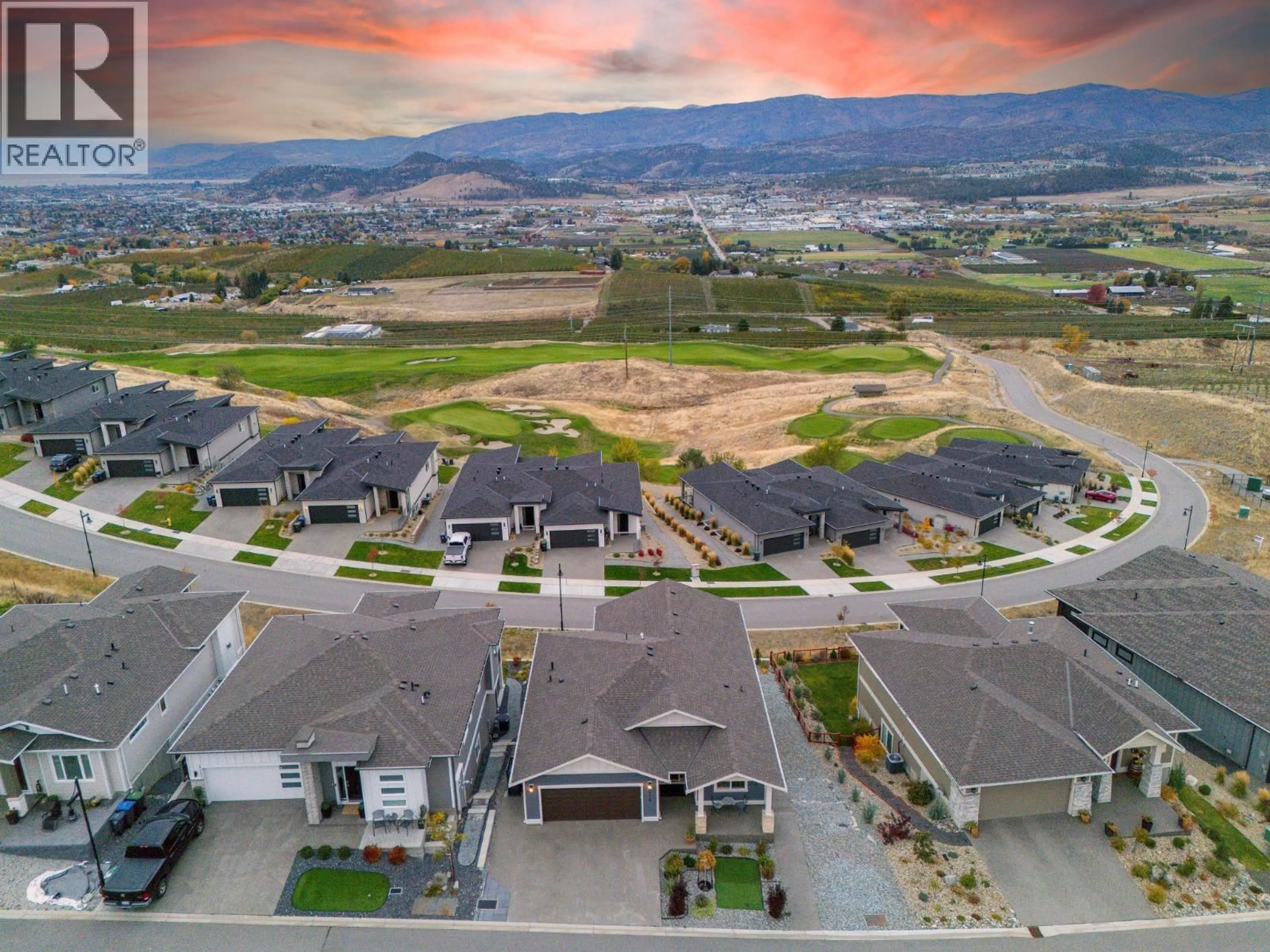 A pic from outside/outdoor area/front of a property/back of a property/a pic from drone, mountain view for 2118 RYEGRASS ROAD, Kelowna British Columbia V1Y0A2