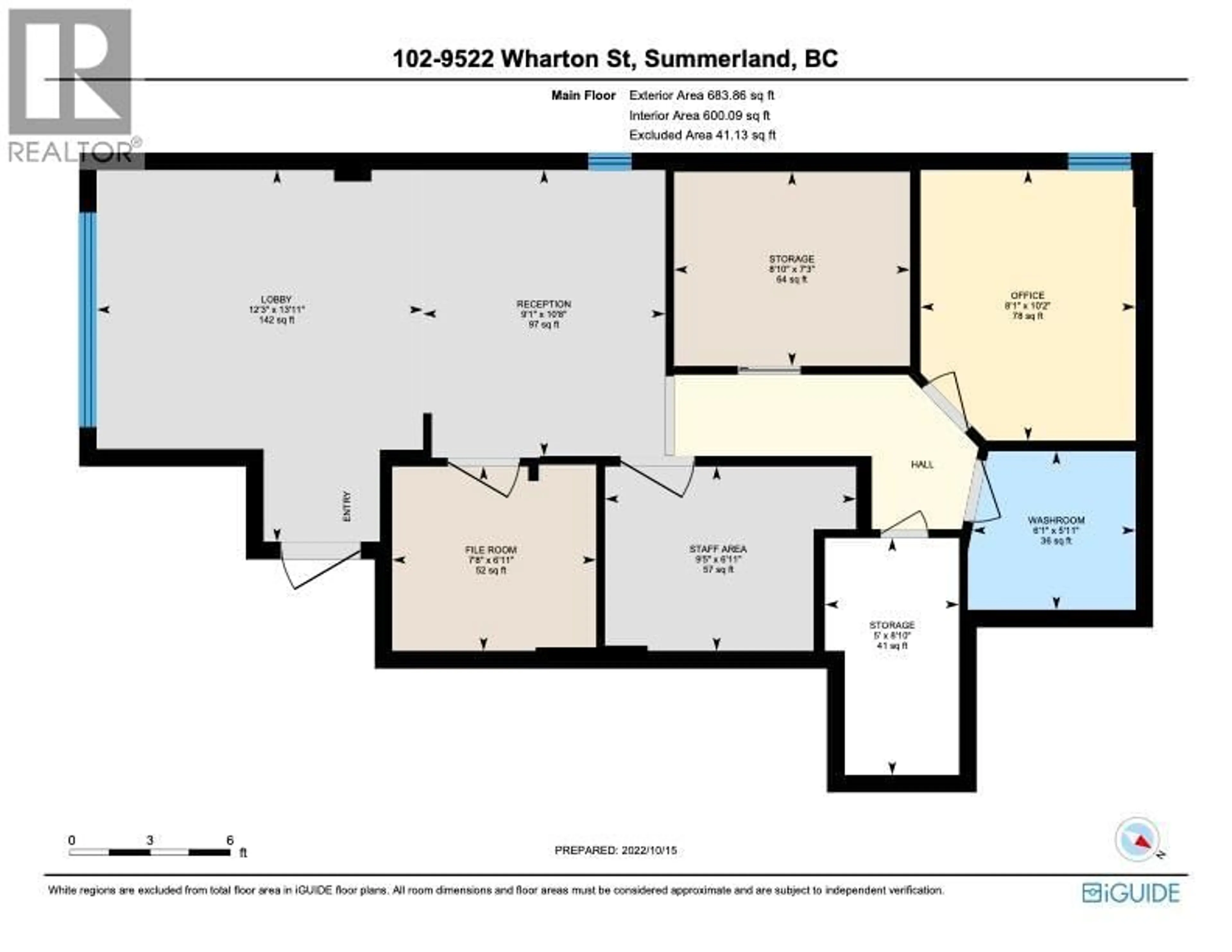 Floor plan for 102 - 9522 WHARTON STREET, Summerland British Columbia V0H1Z0