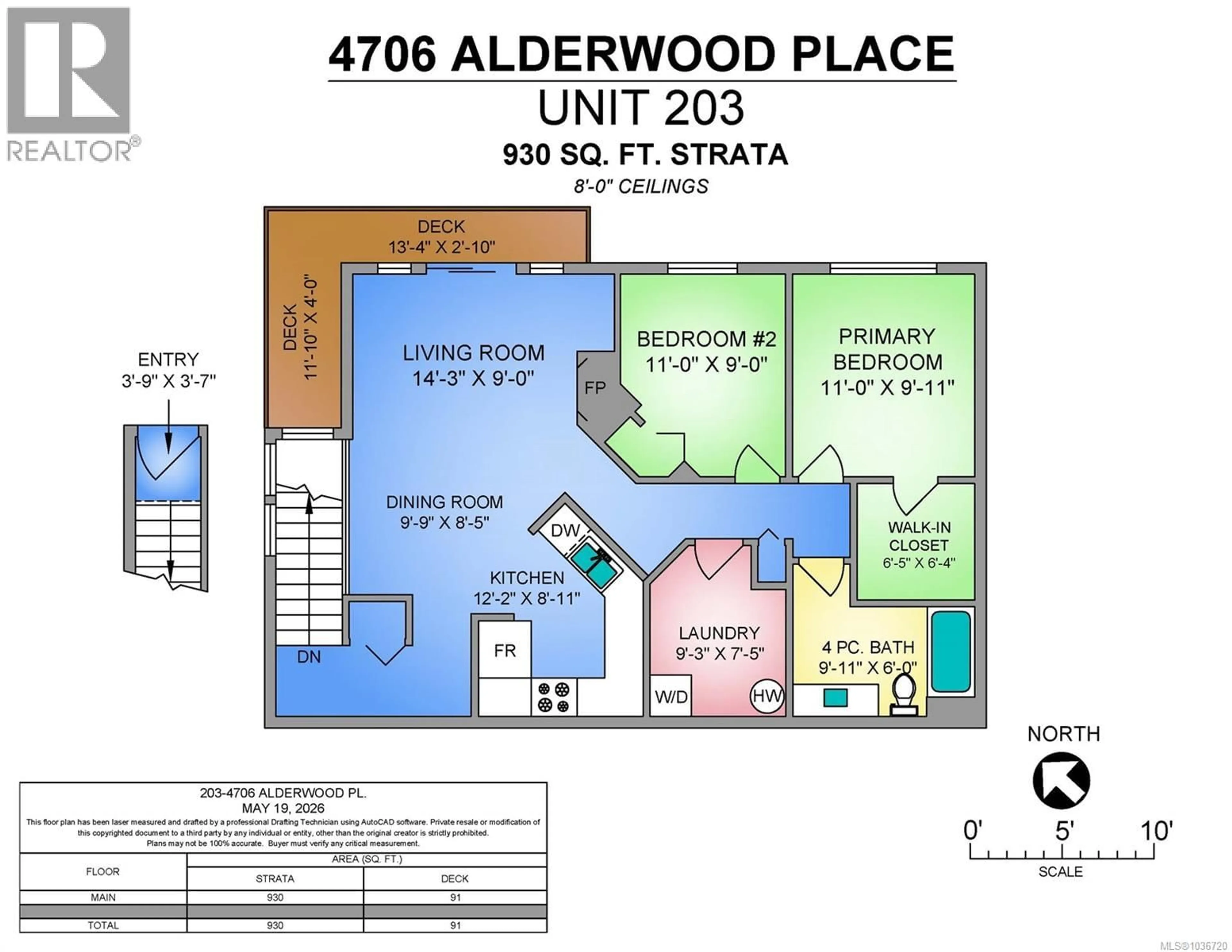 Floor plan for 203 - 4706 ALDERWOOD PLACE, Courtenay British Columbia V9N9A1