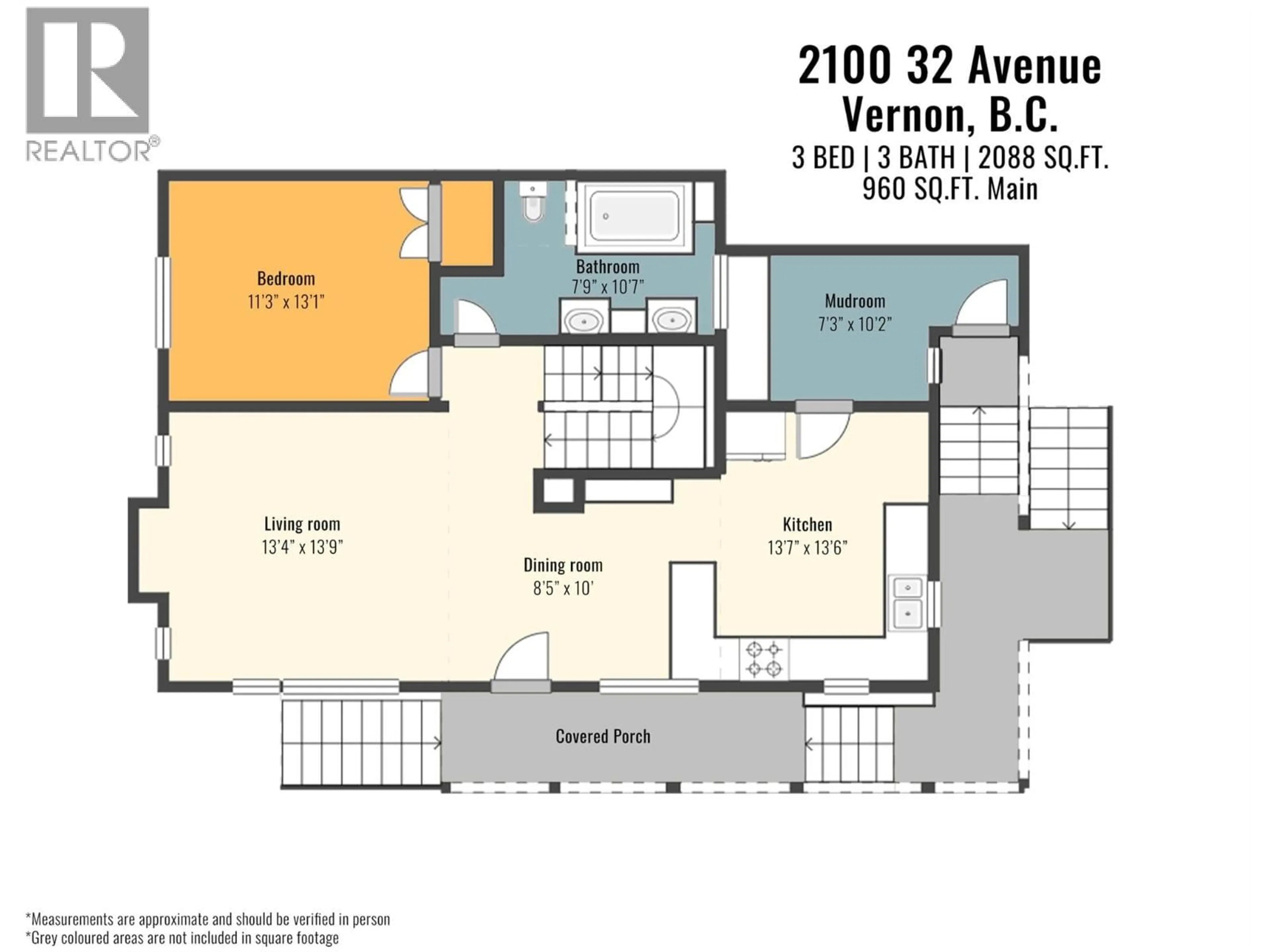 Floor plan for 2100 32 AVENUE, Vernon British Columbia V1T2K2