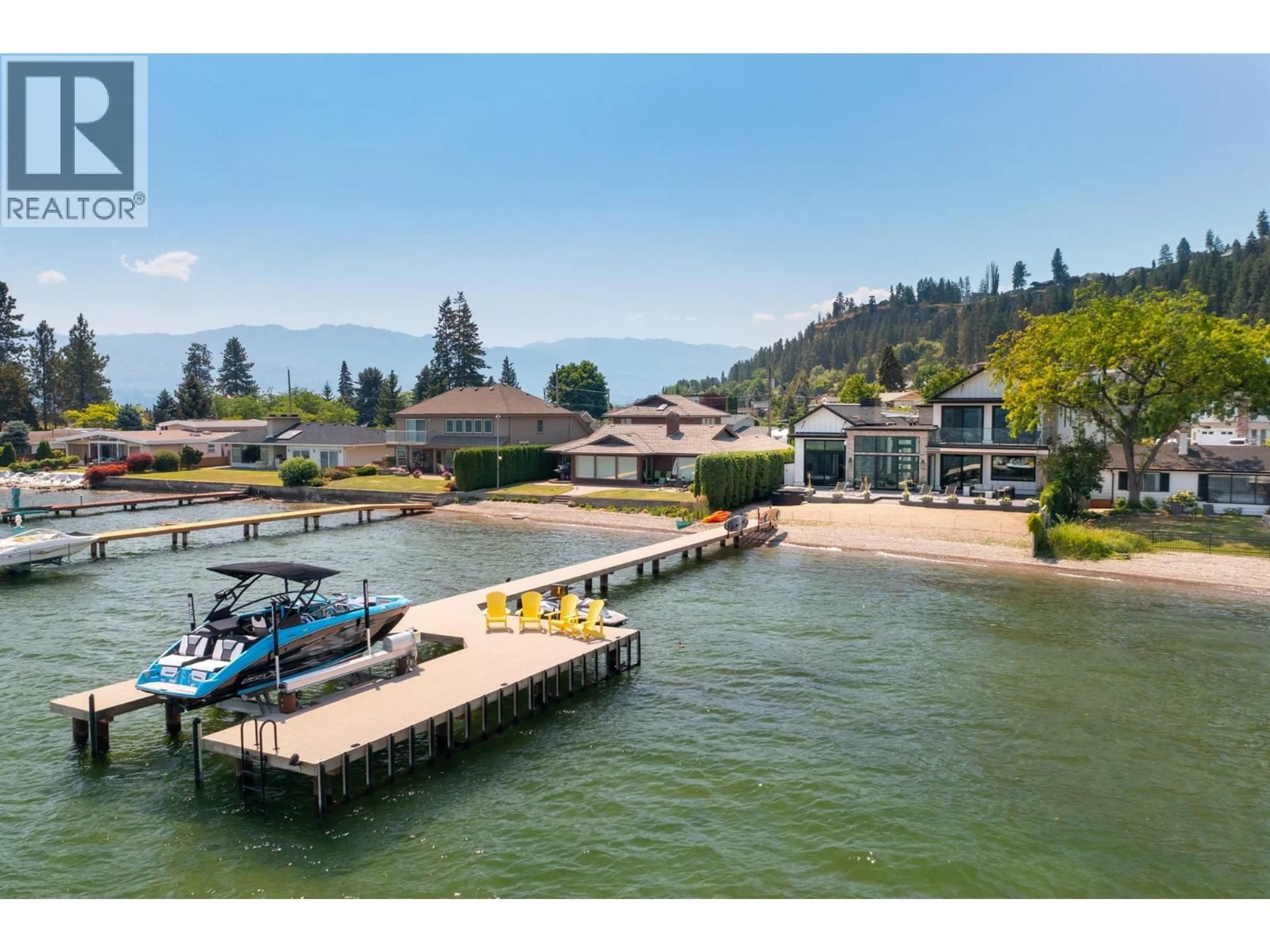 A pic from outside/outdoor area/front of a property/back of a property/a pic from drone, water/lake/river/ocean view for 2641 CASA LOMA ROAD, West Kelowna British Columbia V1Z1T6