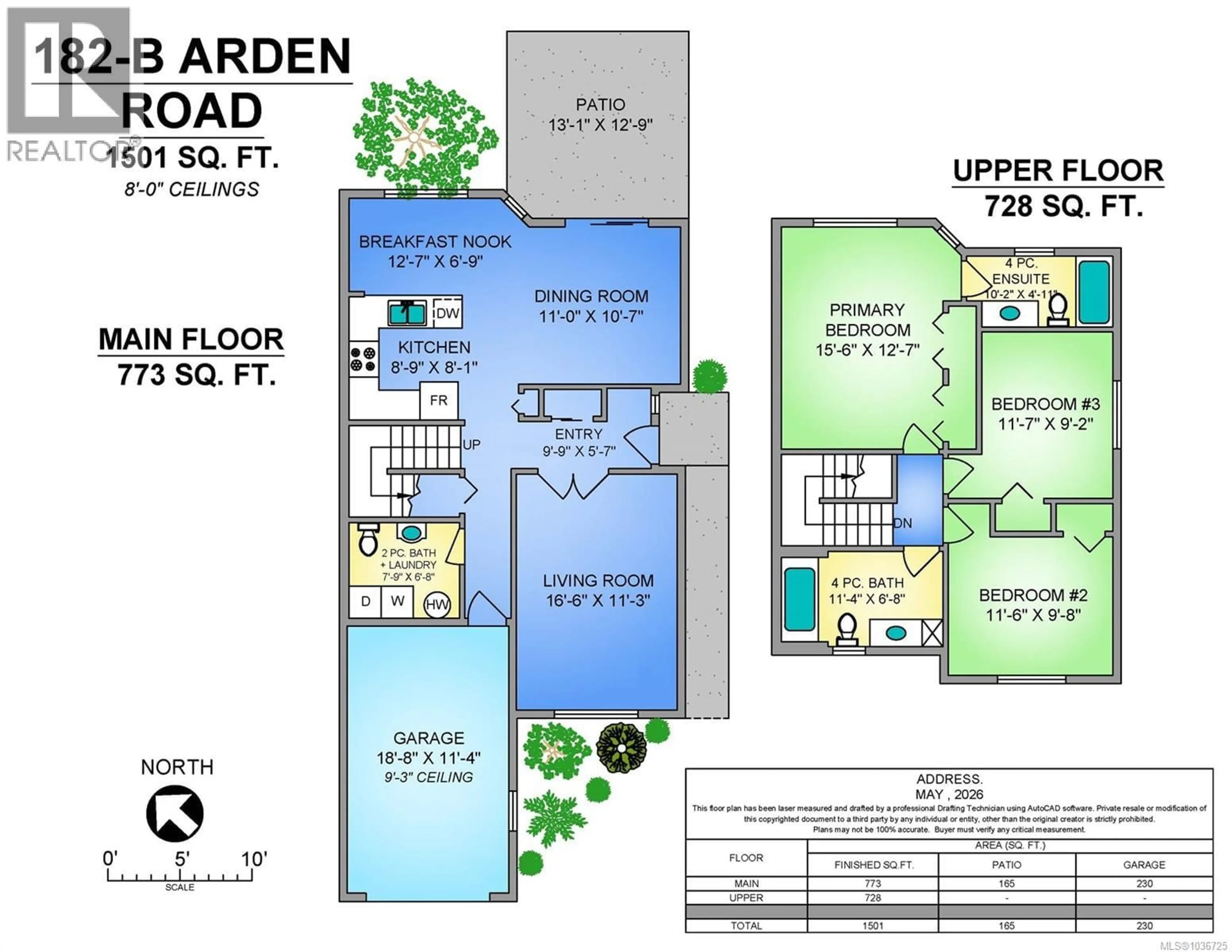 Floor plan for 182B ARDEN ROAD, Courtenay British Columbia V9N8Y2