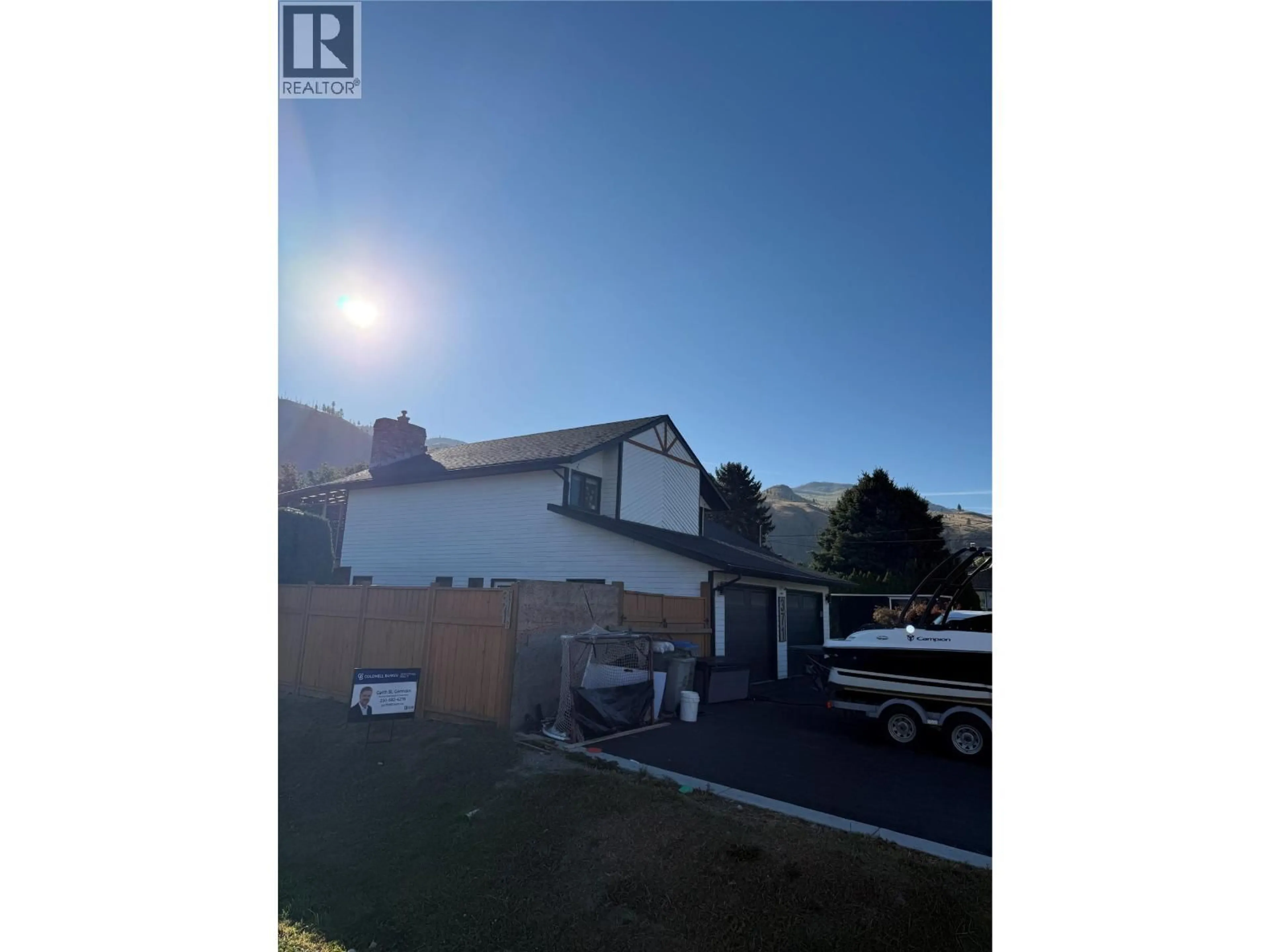 A pic from outside/outdoor area/front of a property/back of a property/a pic from drone, street for 371 MONTEGO ROAD, Kamloops British Columbia V2H1N1