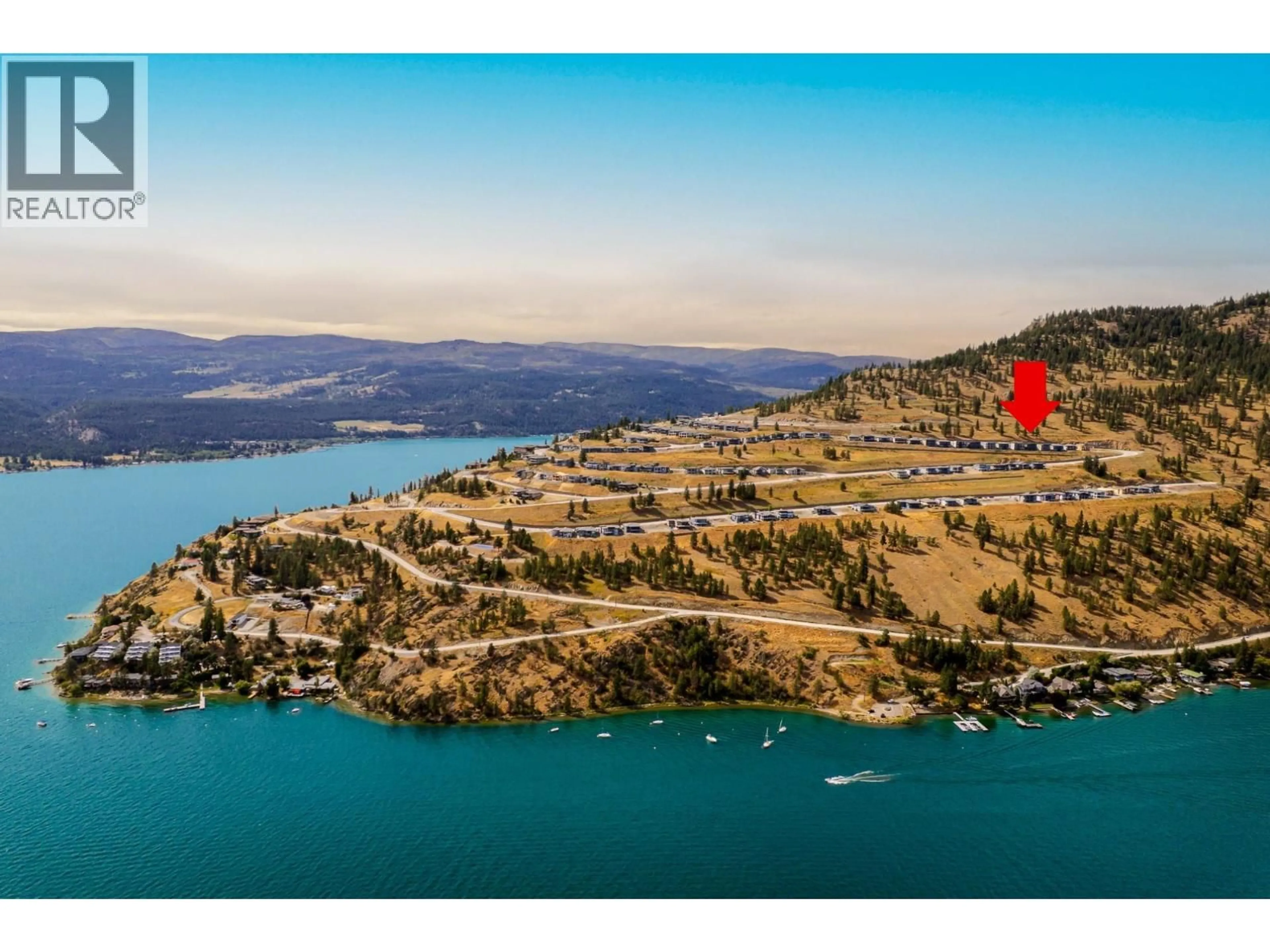 A pic from outside/outdoor area/front of a property/back of a property/a pic from drone, water/lake/river/ocean view for 8928 TAVISTOCK ROAD, Vernon British Columbia V1H2L4