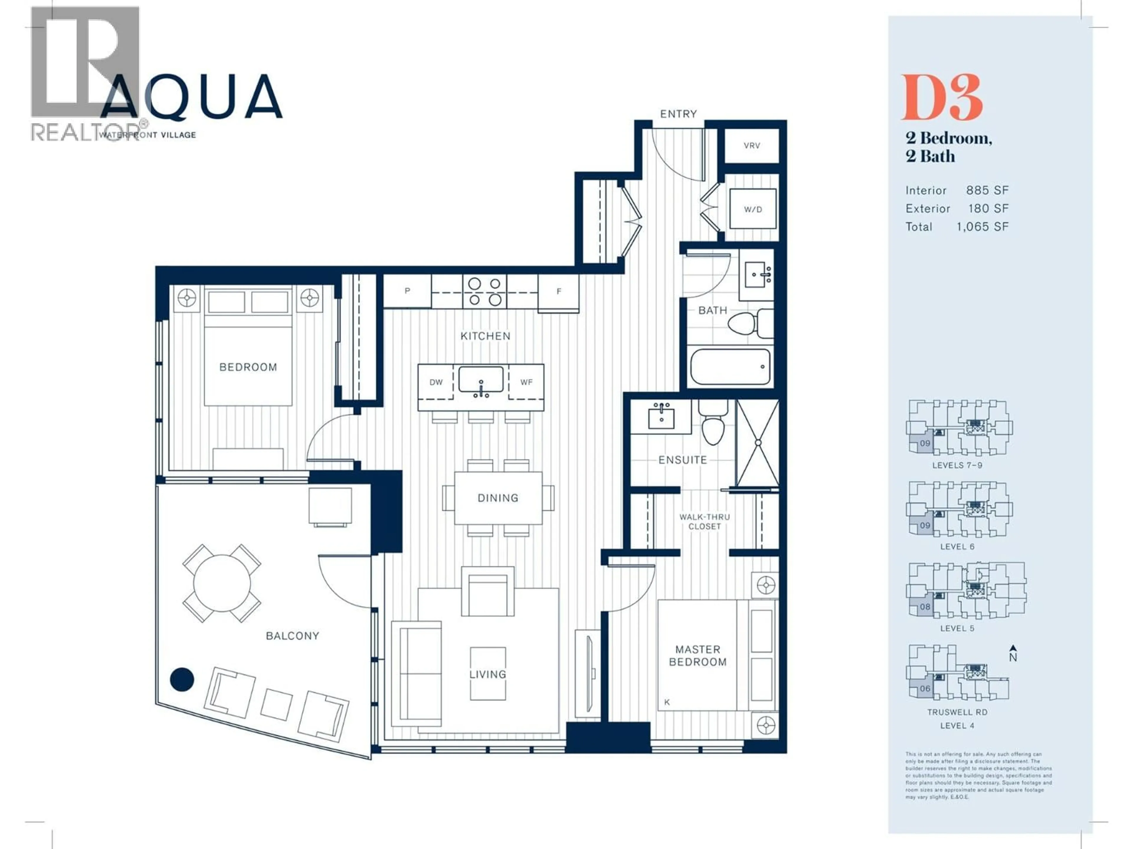 Floor plan for 508 - 3699 CAPOZZI ROAD, Kelowna British Columbia V1W0G3