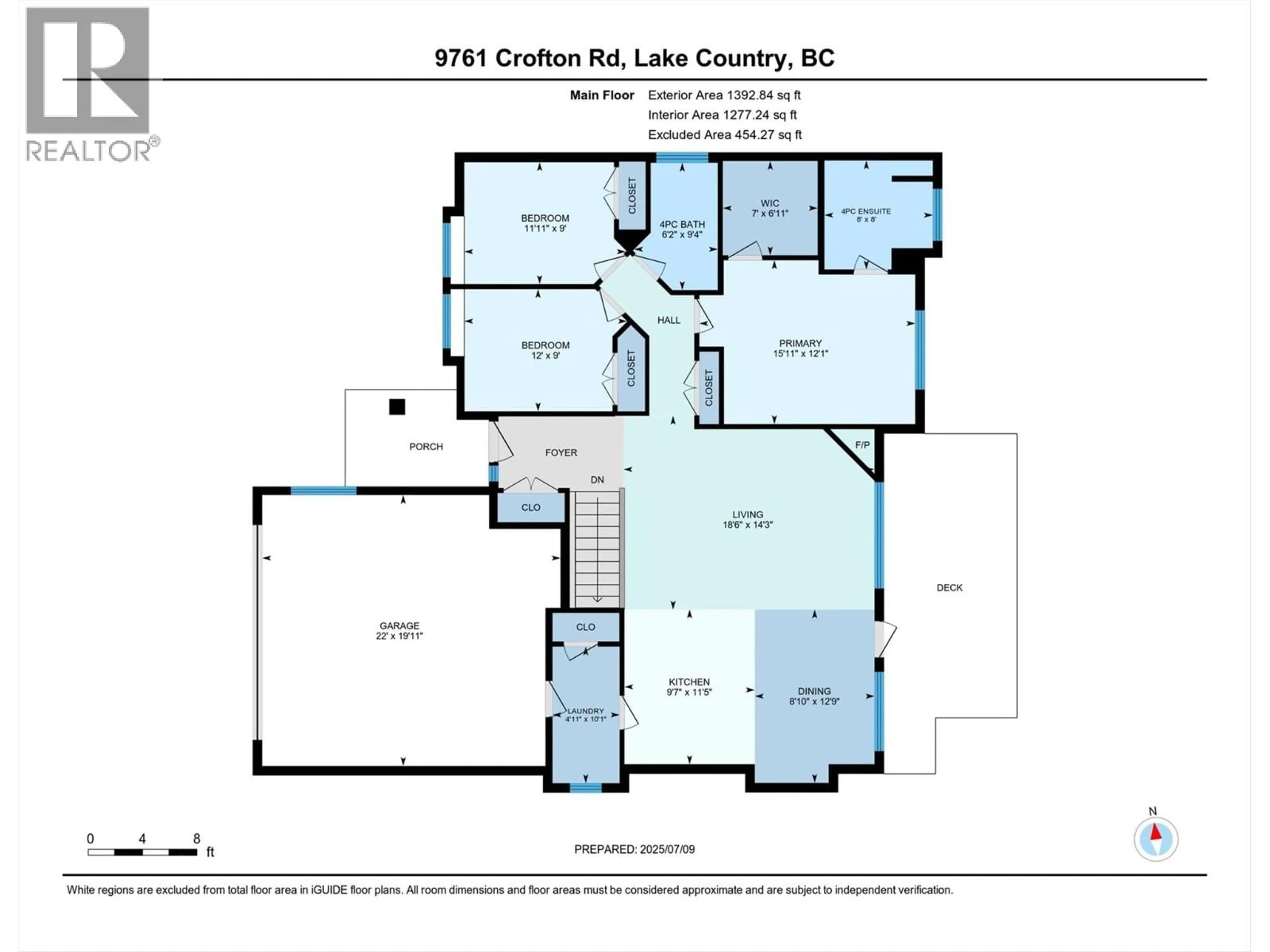 Floor plan for 9761 CROFTON ROAD, Lake Country British Columbia V4V2S1