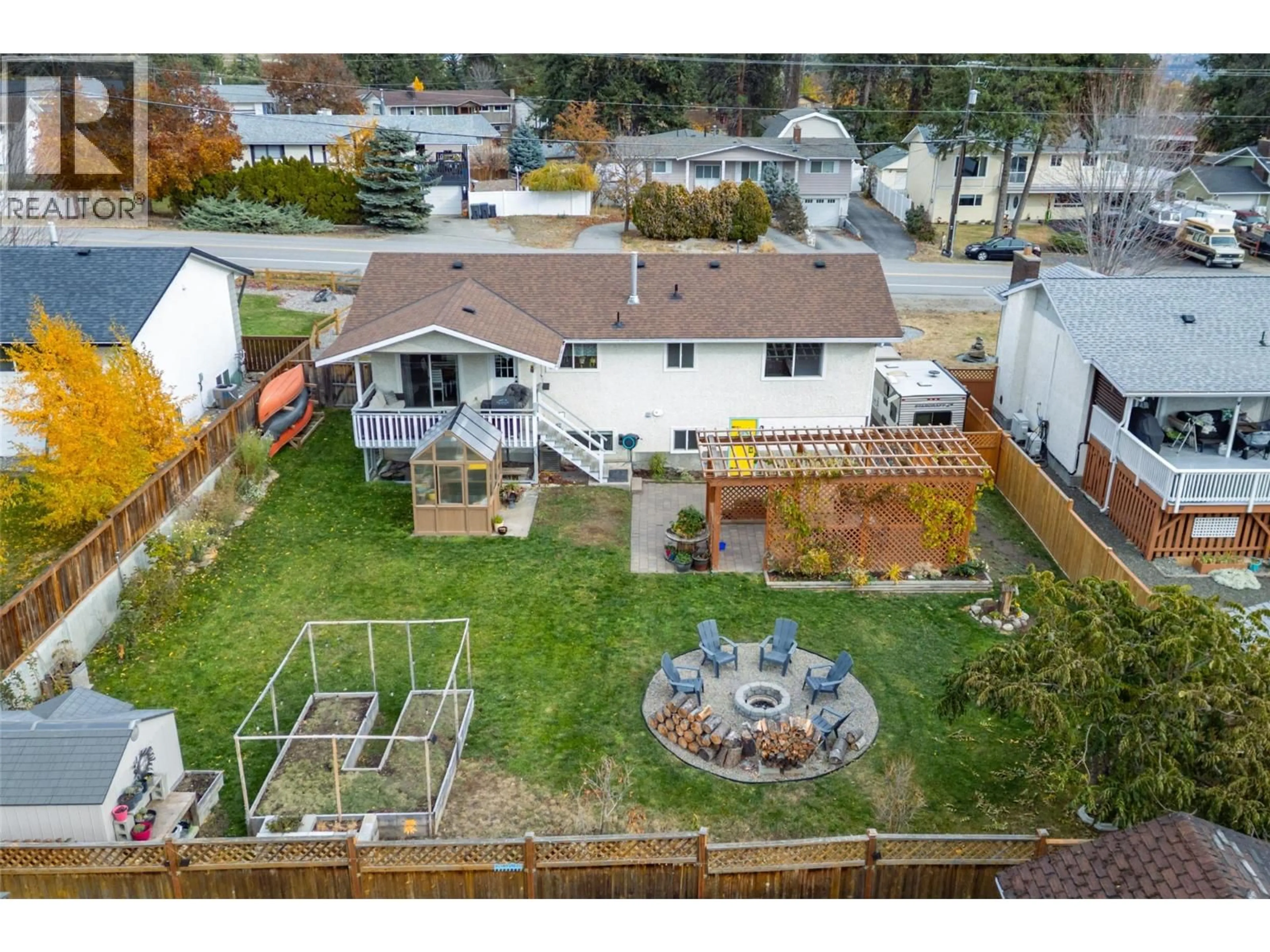 A pic from outside/outdoor area/front of a property/back of a property/a pic from drone, mountain view for 3278 WEBBER ROAD, West Kelowna British Columbia V4T1G3