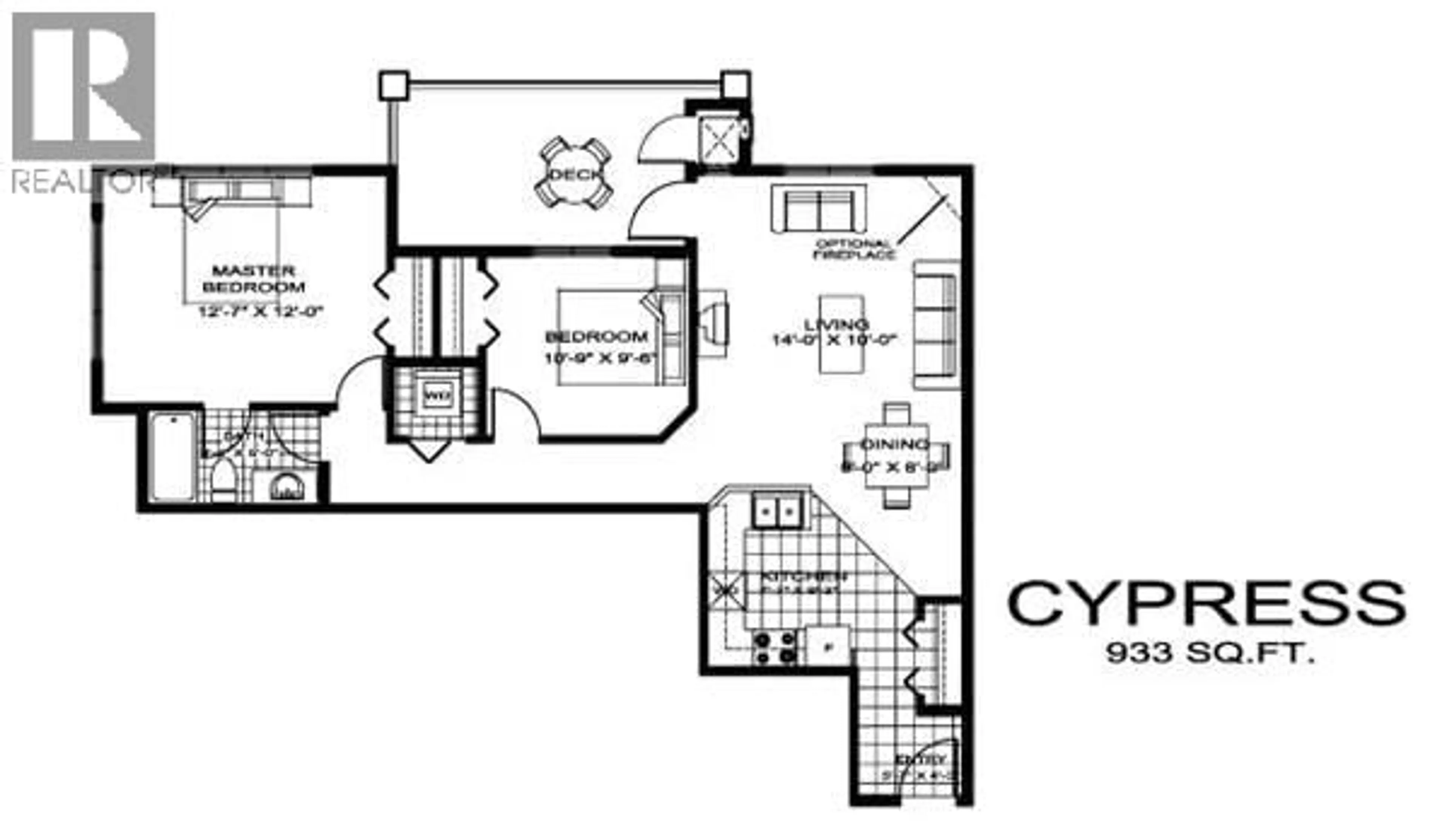 Floor plan for 2108 - 205 THIRD AVENUE, Invermere British Columbia V0A1K7