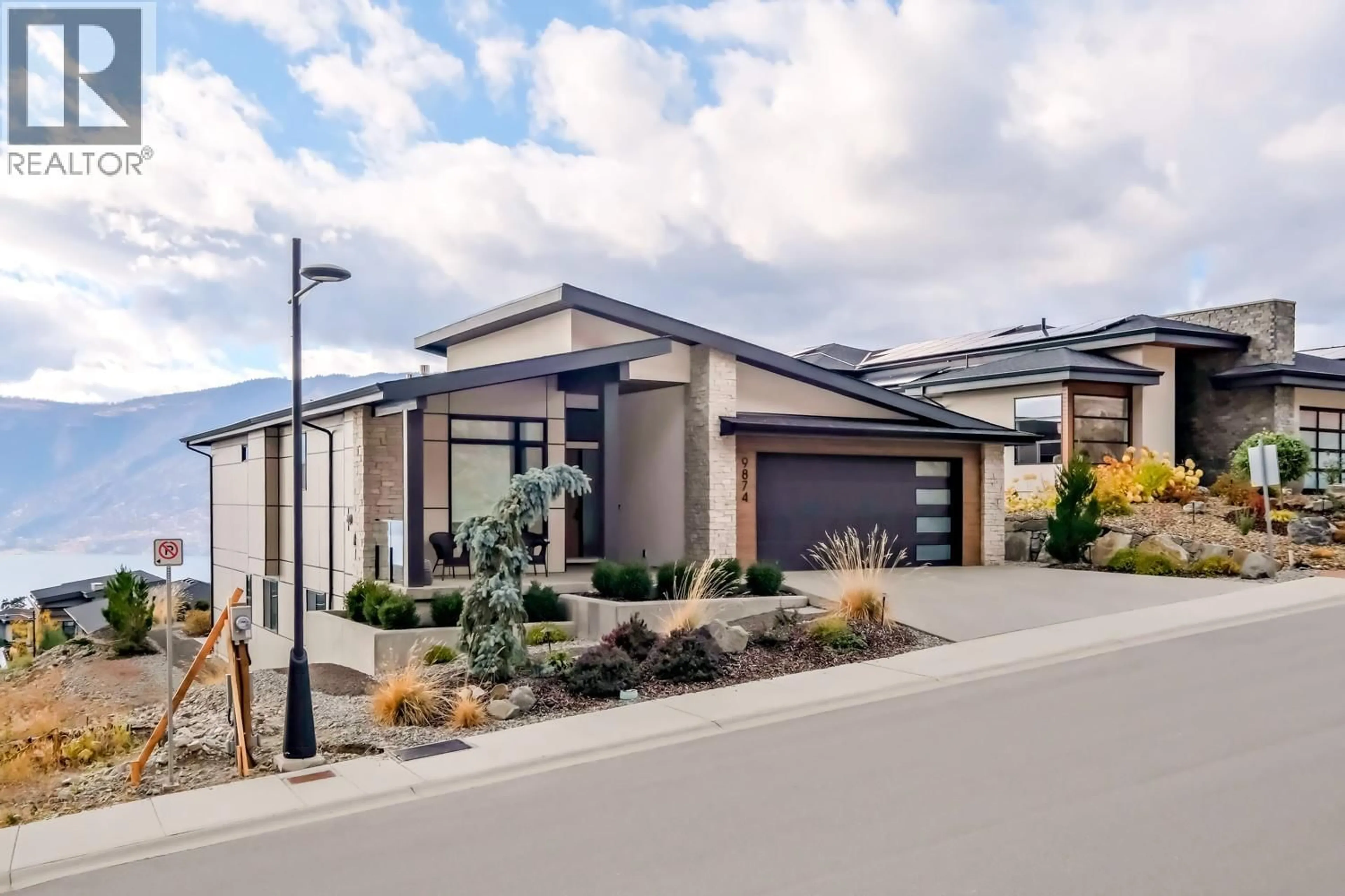 Home with brick exterior material, street for 9874 BEACON HILL DRIVE, Lake Country British Columbia V4V0A9