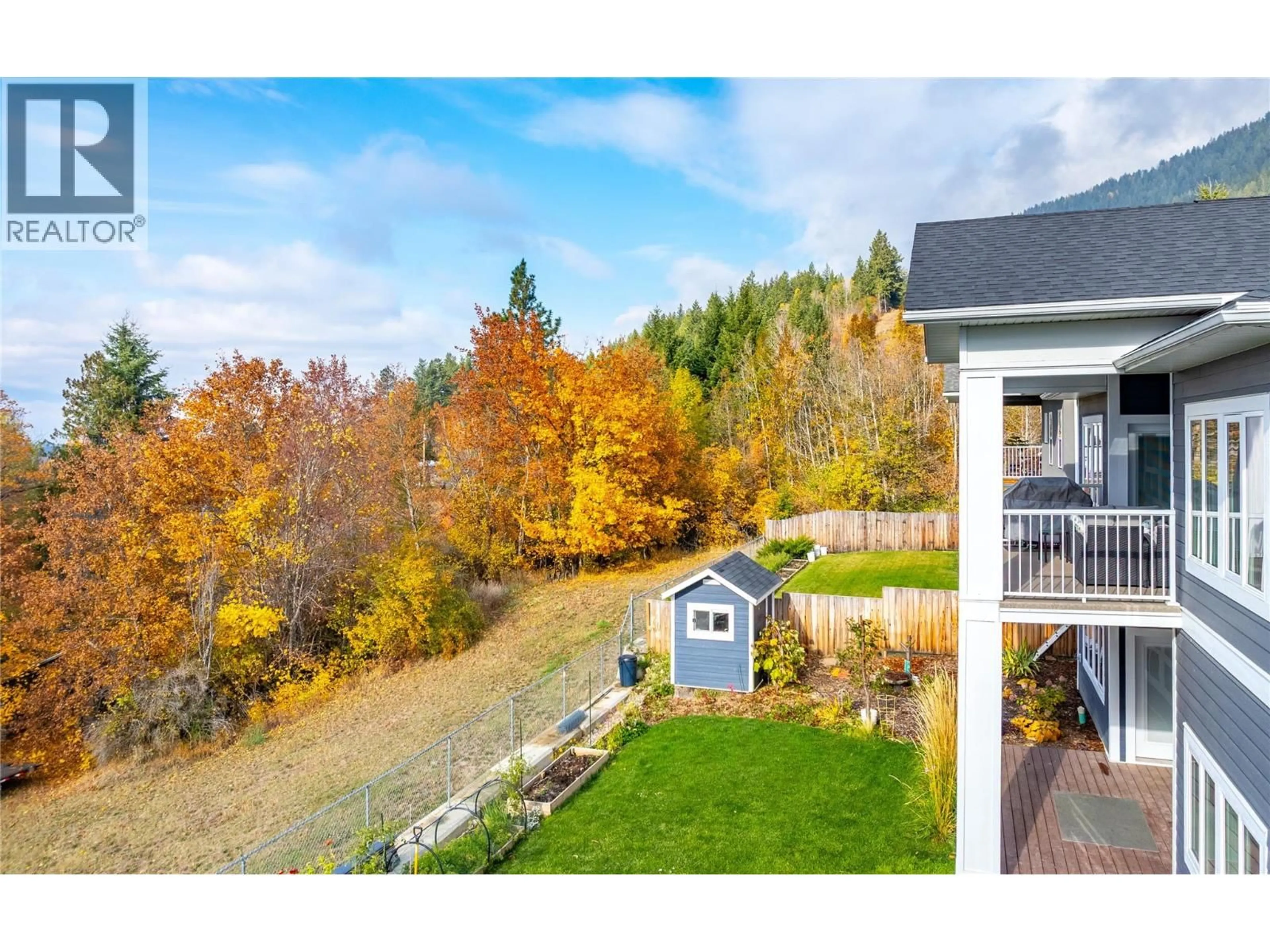 A pic from outside/outdoor area/front of a property/back of a property/a pic from drone, water/lake/river/ocean view for 1151 12TH AVENUE NORTH, Creston British Columbia V0B1G6