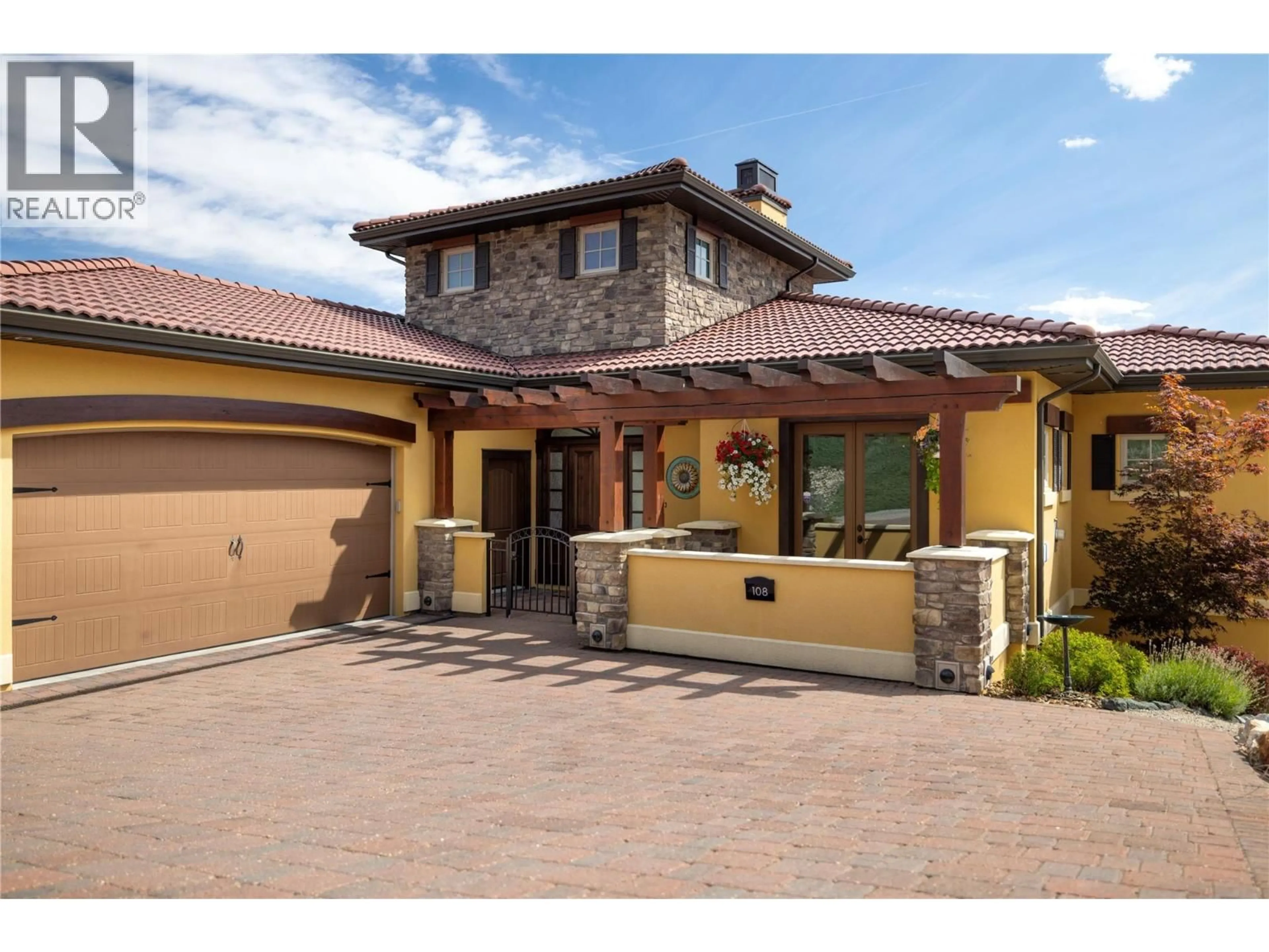 Home with brick exterior material, street for 108 VINEYARD WAY, Vernon British Columbia V1H1Z7