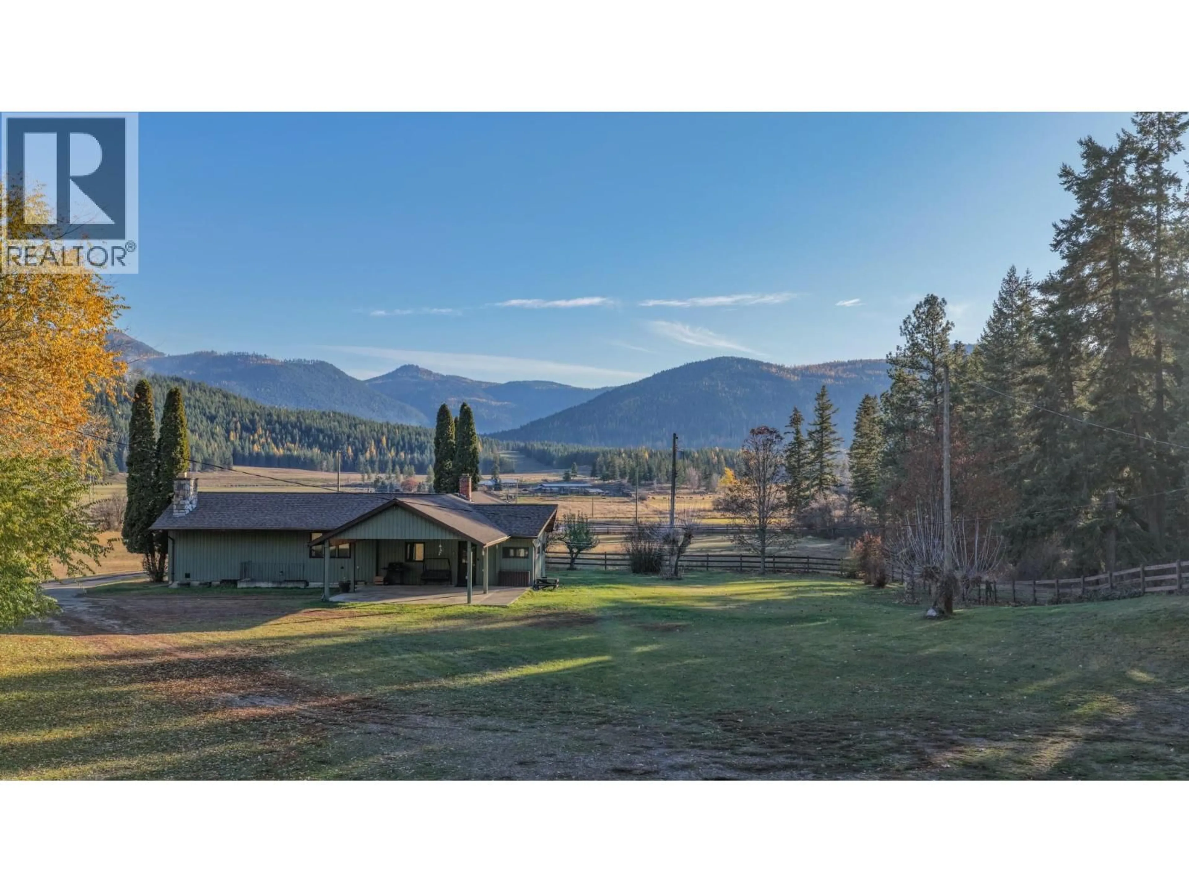 A pic from outside/outdoor area/front of a property/back of a property/a pic from drone, mountain view for 2471 HIGHWAY 6 ROAD, Lumby British Columbia V0E2G1