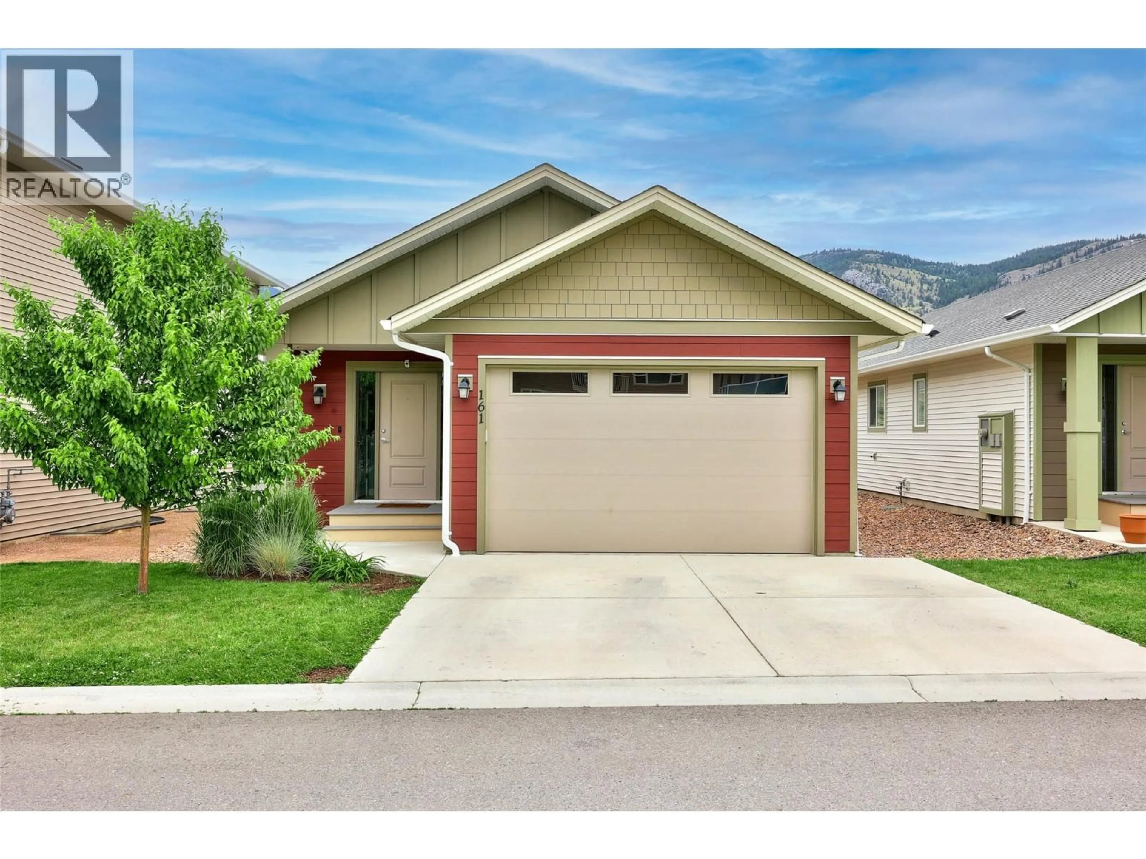 Home with vinyl exterior material, street for 161 - 8800 DALLAS DRIVE, Kamloops British Columbia V2C0G8