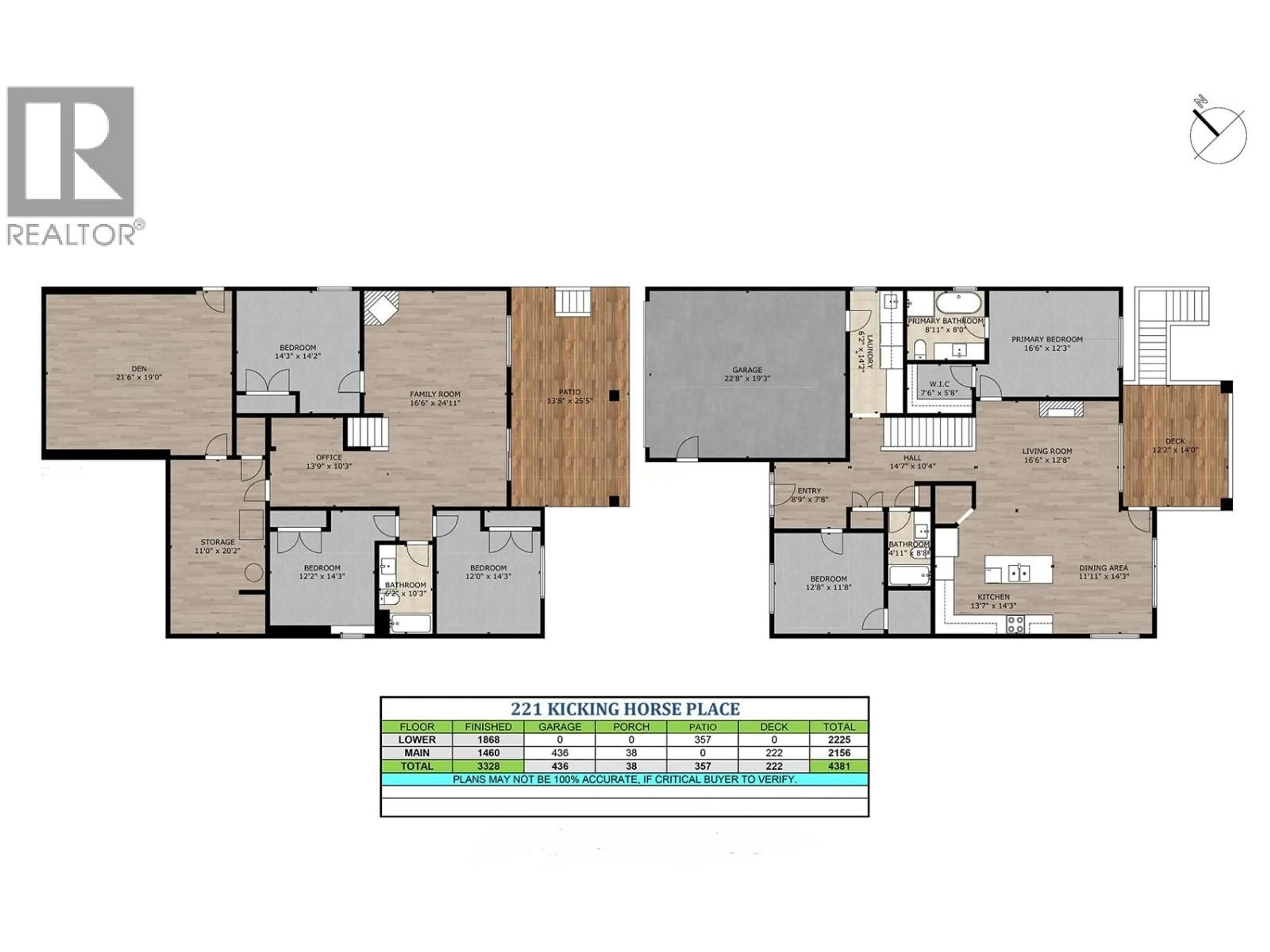 Floor plan for 221 KICKING HORSE PLACE, Vernon British Columbia V1B4E8