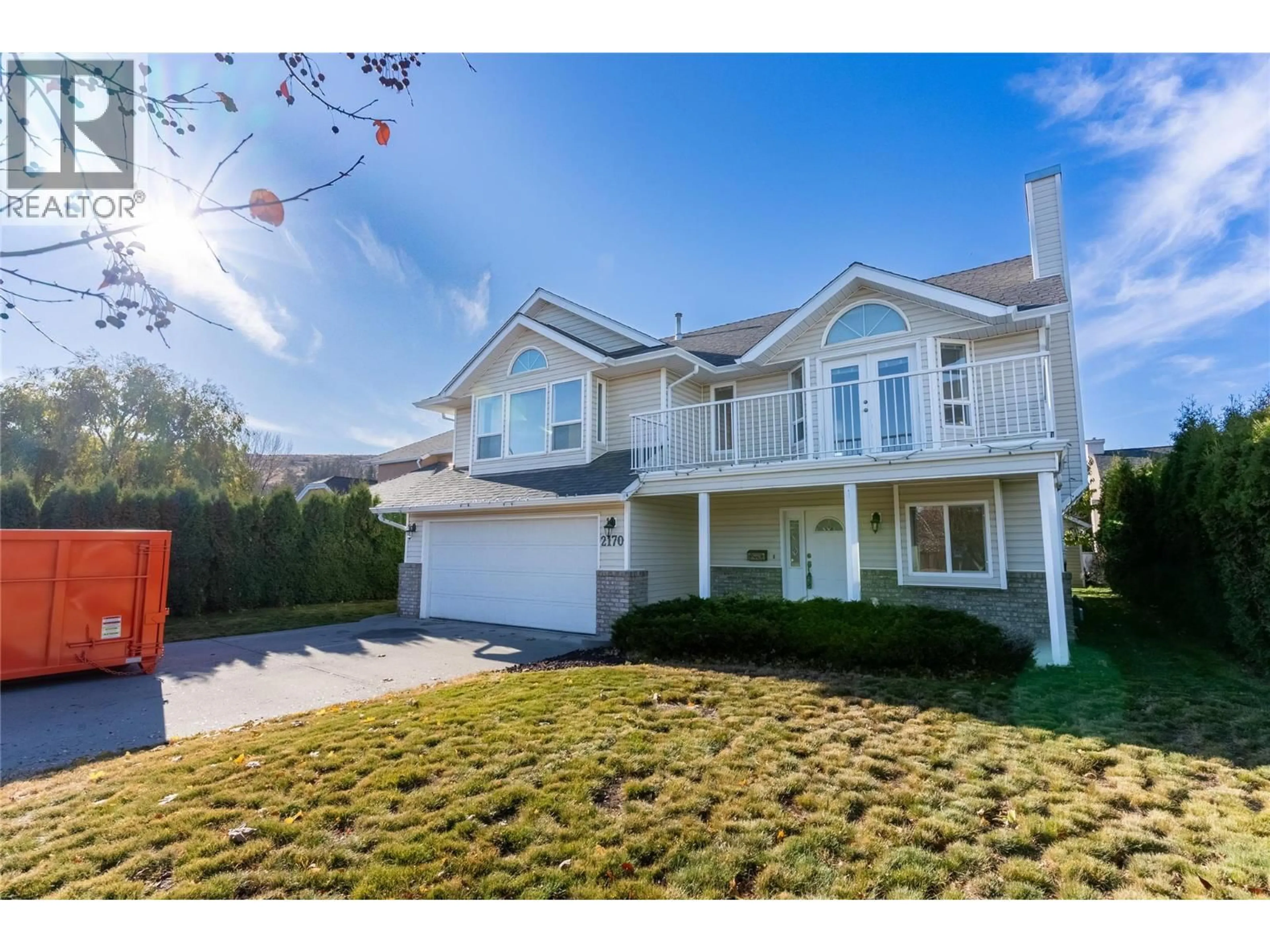 Home with vinyl exterior material, street for 2170 TROON WAY, Kamloops British Columbia V1S1S9