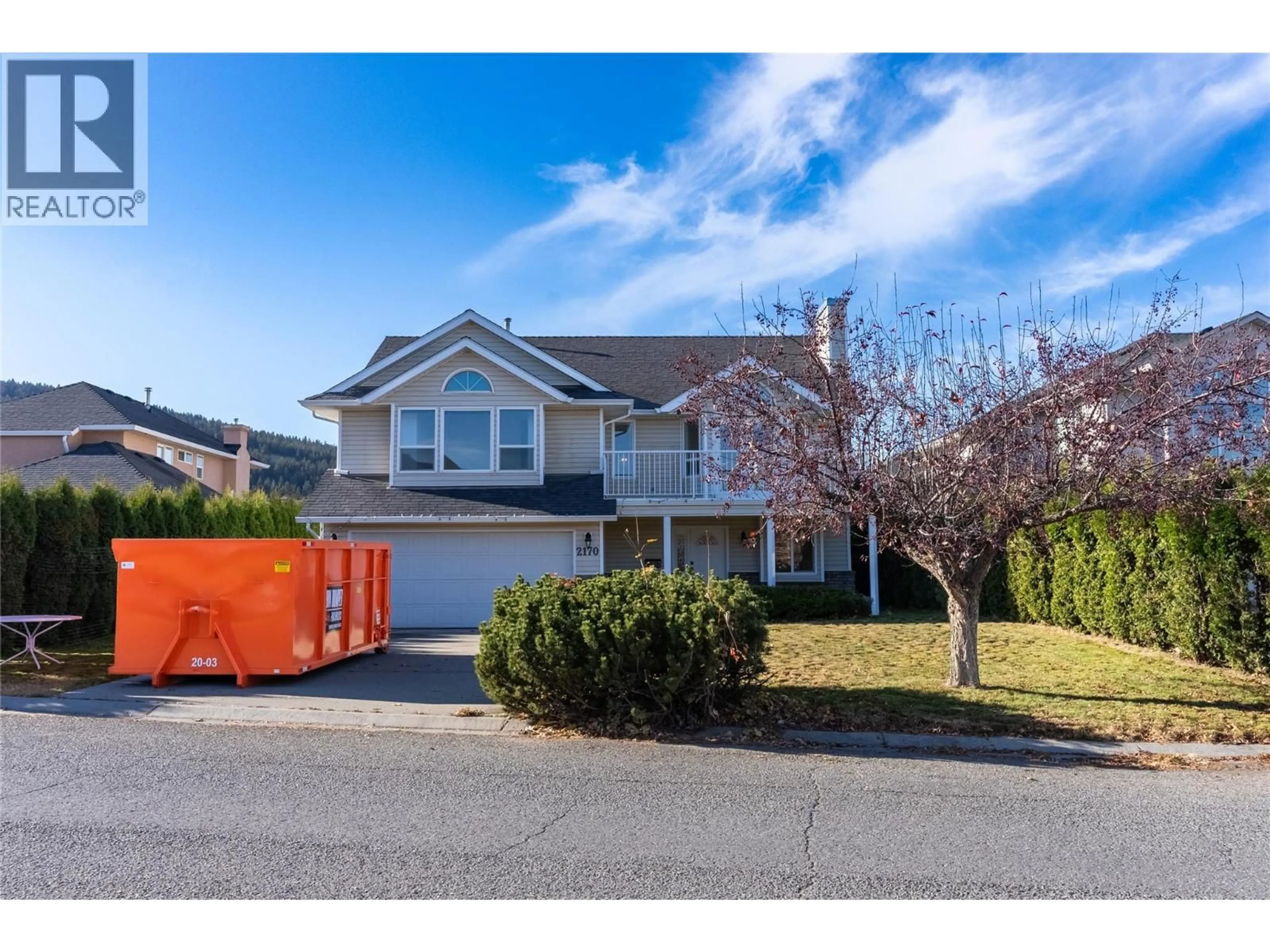 Home with vinyl exterior material, street for 2170 TROON WAY, Kamloops British Columbia V1S1S9