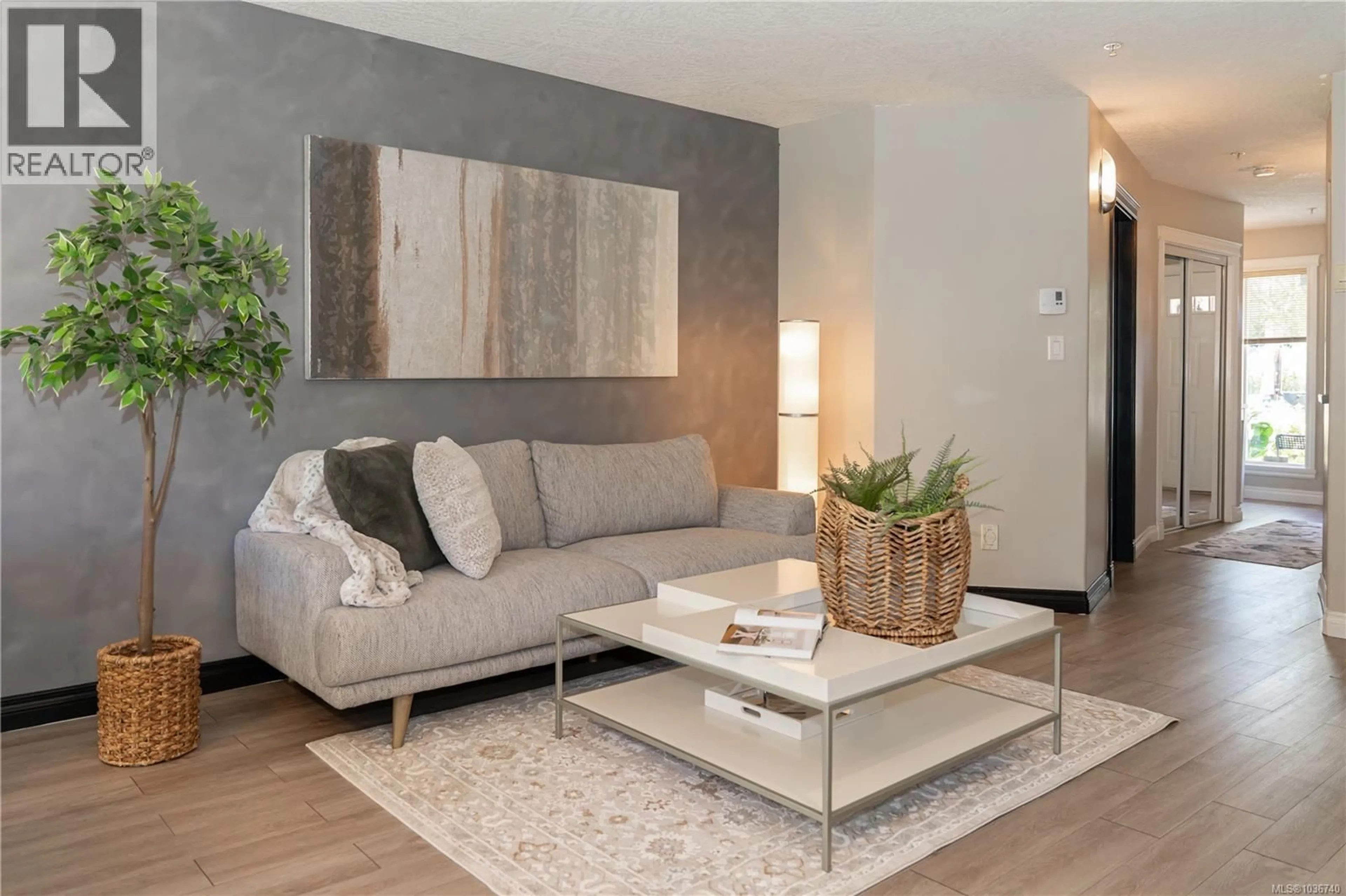 Living room with furniture, wood/laminate floor for 2 - 172 BELMONT ROAD, Colwood British Columbia V9C1B1