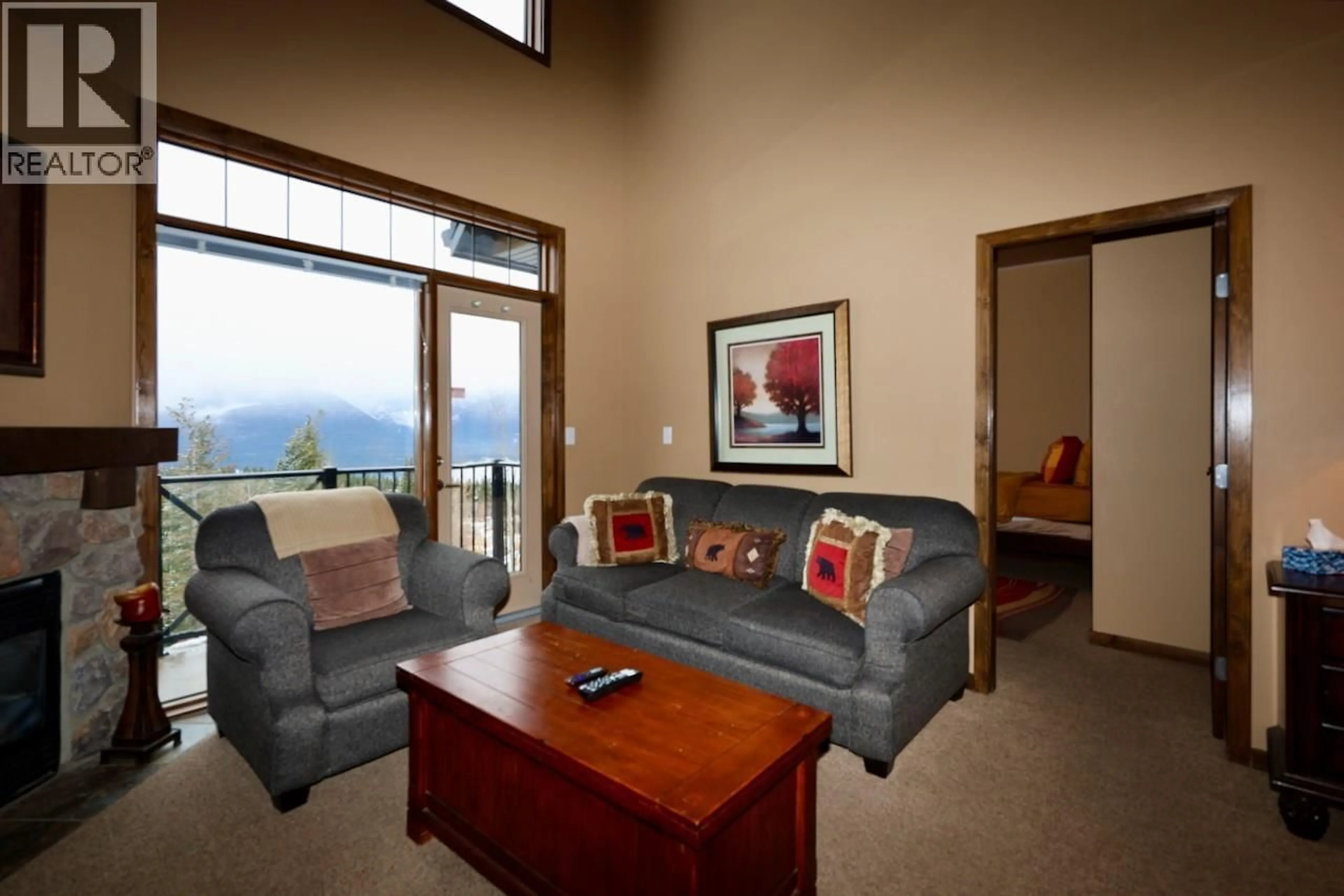 Living room with furniture, unknown for 415 (a&b) - 1549 KICKING HORSE TRAIL, Golden British Columbia V0A1H0