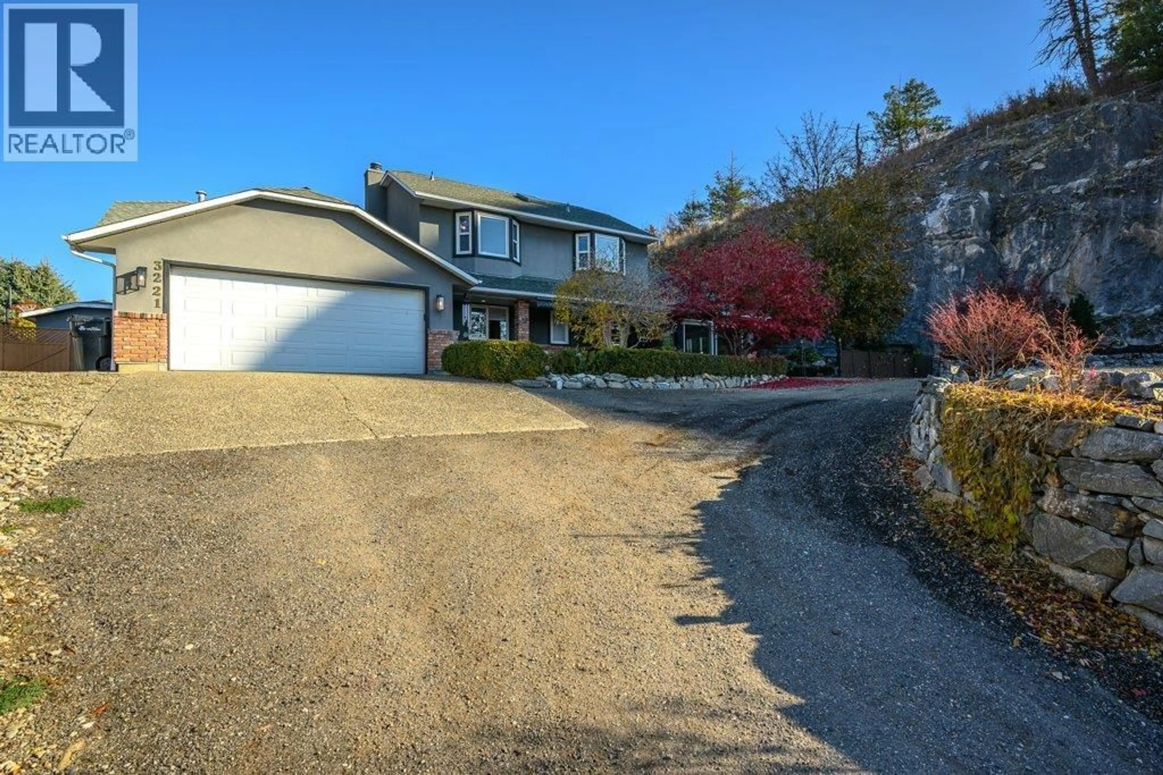 A pic from outside/outdoor area/front of a property/back of a property/a pic from drone, unknown for 3221 CROSBY ROAD, Vernon British Columbia V1T4Z7