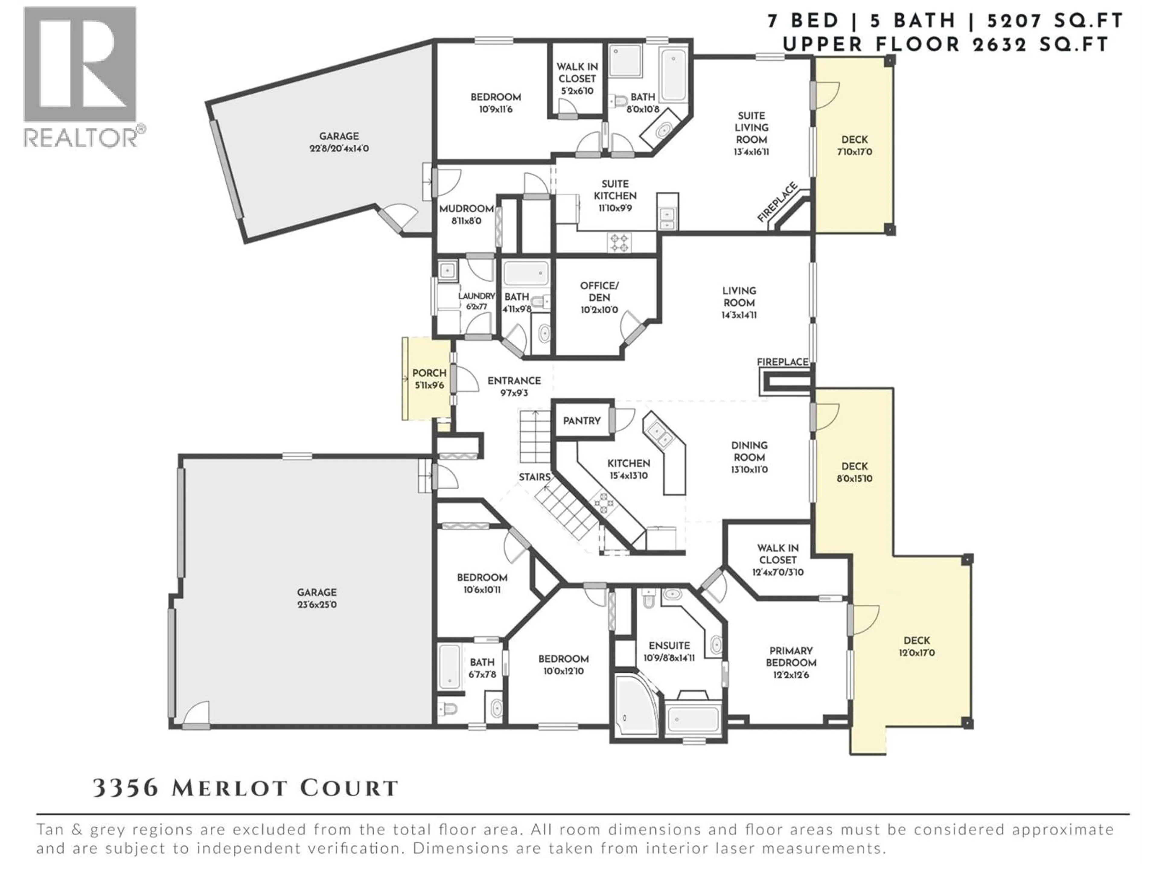 Floor plan for 3356 MERLOT COURT, West Kelowna British Columbia V4T2W7