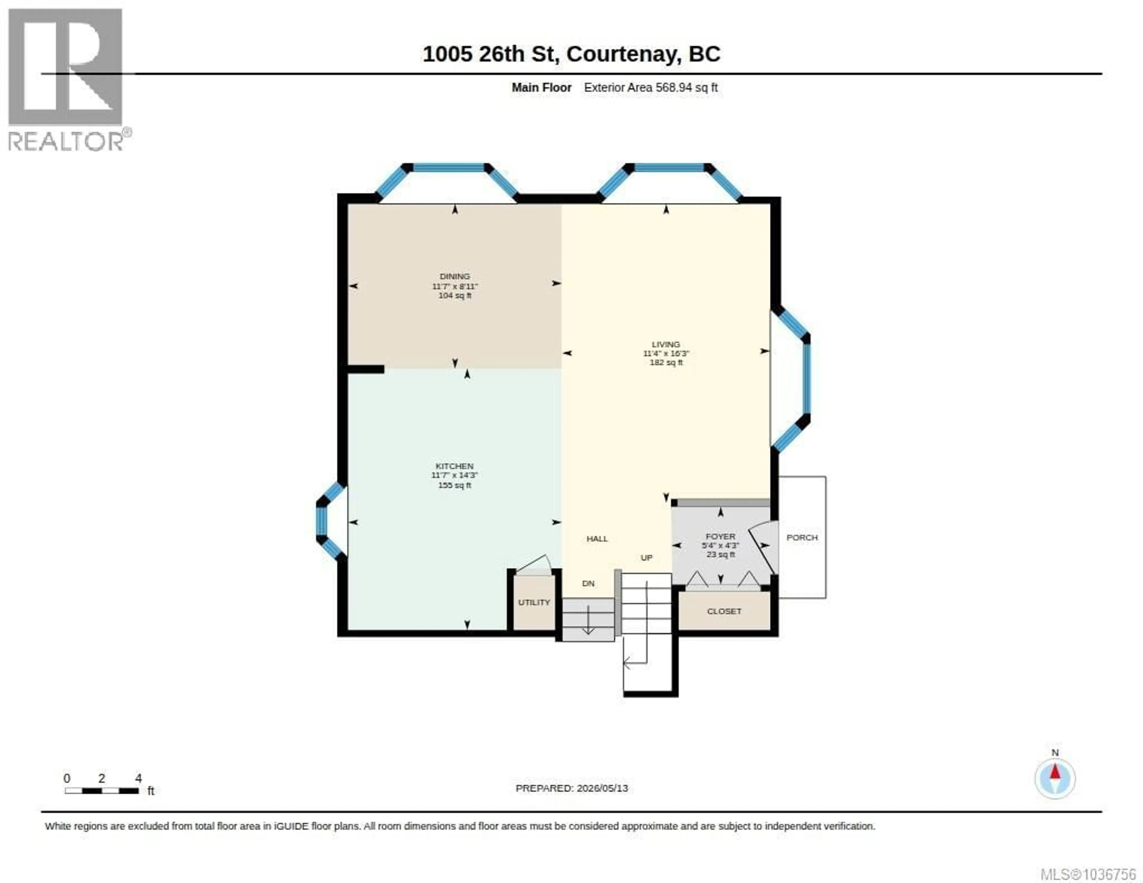 Floor plan for 1005 26TH STREET, Courtenay British Columbia V9N7H6