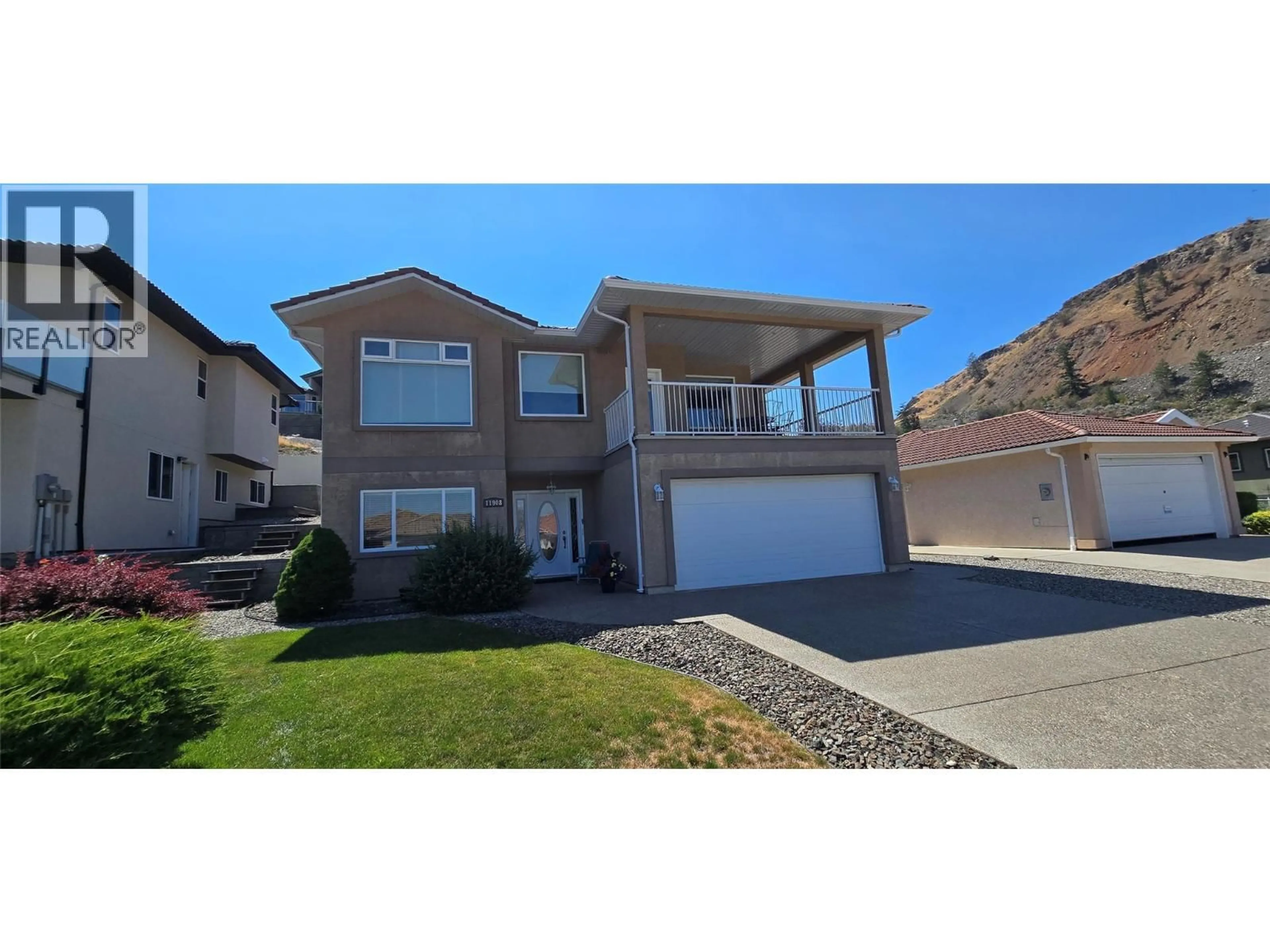 Home with vinyl exterior material, street for 11908 LA COSTA LANE, Osoyoos British Columbia V0H1V4