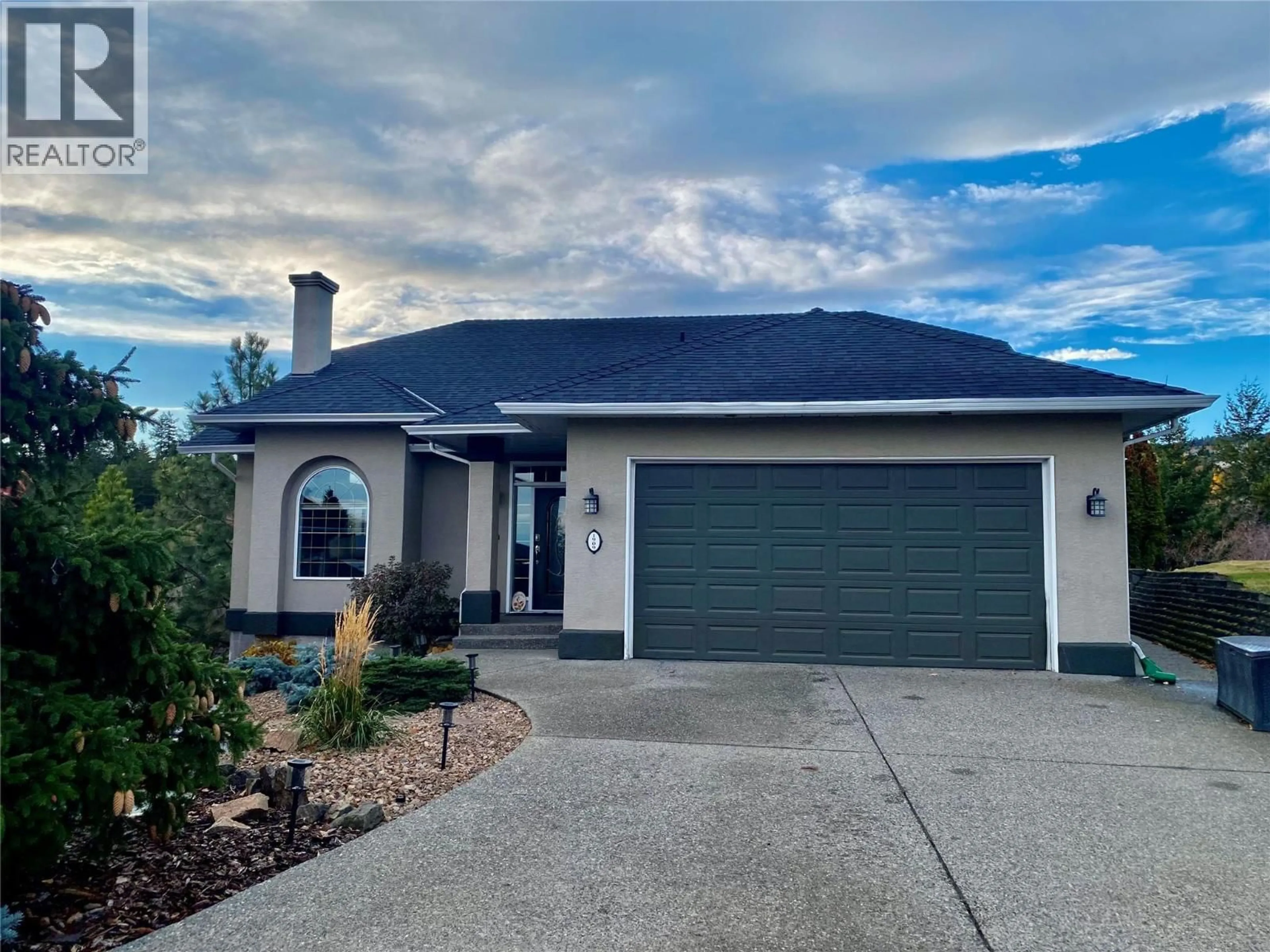 Home with vinyl exterior material, street for 1909 GLEN GARY DRIVE, Kamloops British Columbia V2E1P5