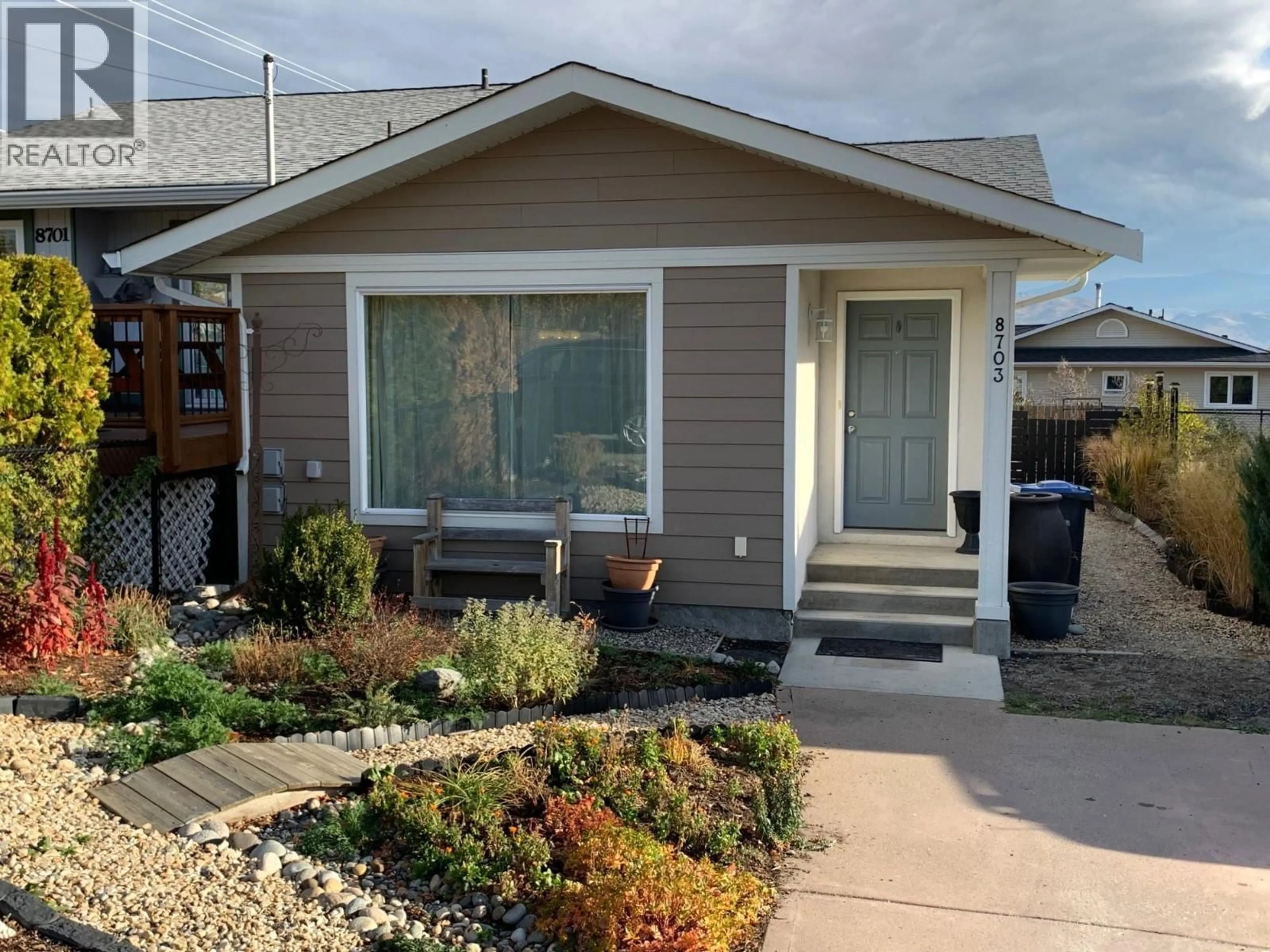Home with vinyl exterior material, street for 8703 92ND AVENUE, Osoyoos British Columbia V0H1V2