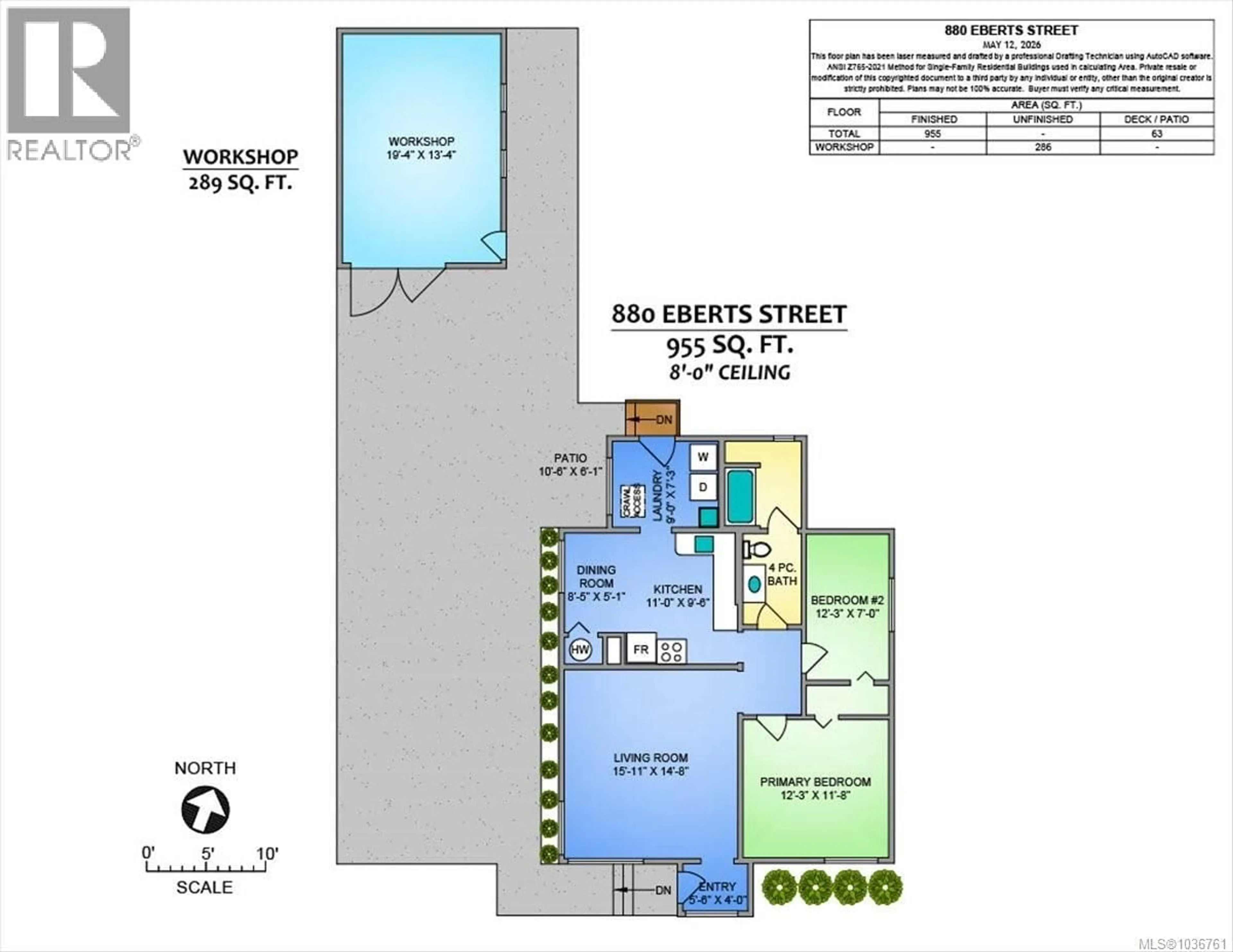 Floor plan for 880 EBERTS STREET, Nanaimo British Columbia V9S1P6