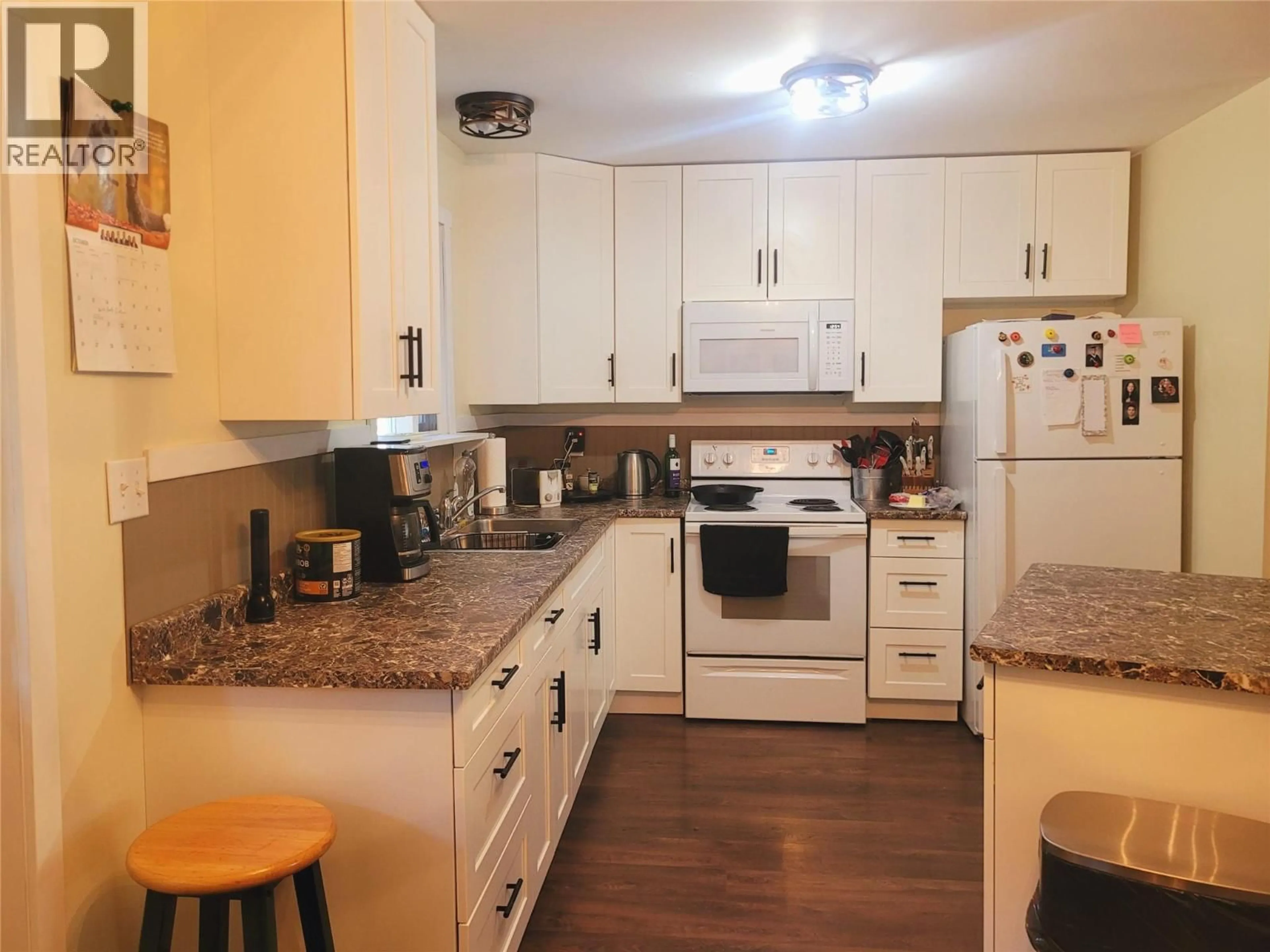 Standard kitchen, wood/laminate floor for 349 DUTCH LAKE ROAD, Clearwater British Columbia V0E1N2