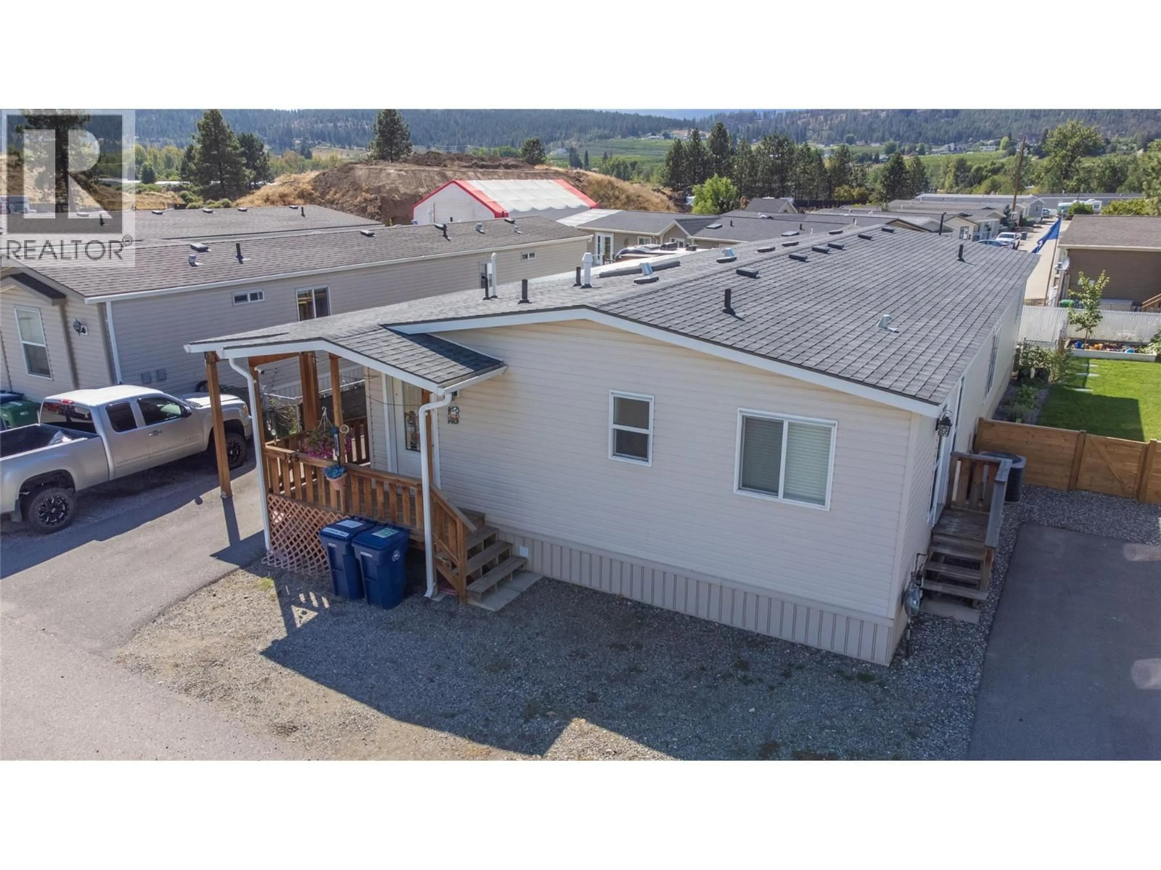 A pic from outside/outdoor area/front of a property/back of a property/a pic from drone, building for 175 - 9020 JIM BAILEY ROAD, Kelowna British Columbia V4V1E5