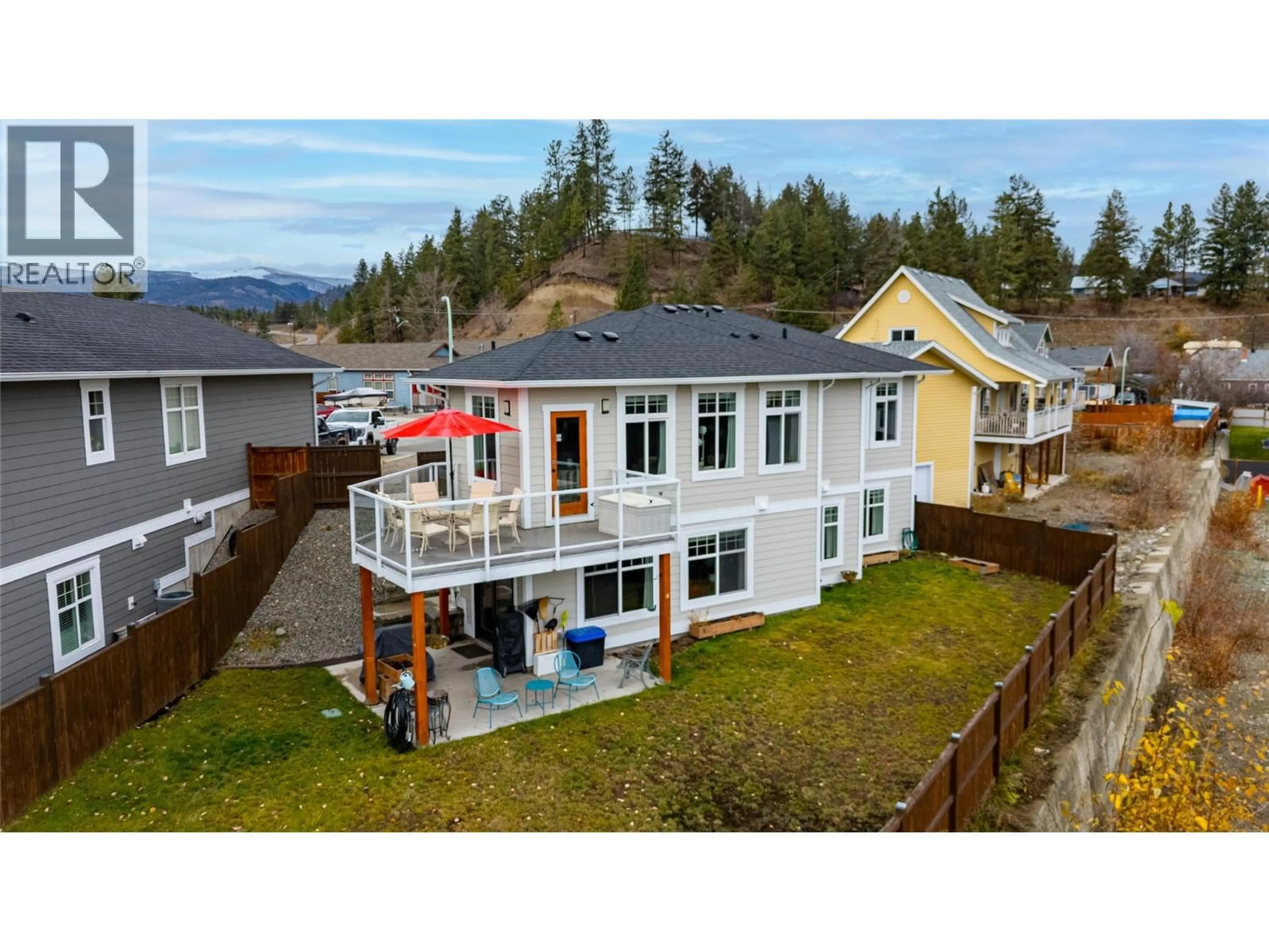 A pic from outside/outdoor area/front of a property/back of a property/a pic from drone, unknown for 109 COPPERHEAD ROAD, Princeton British Columbia V0X1W0