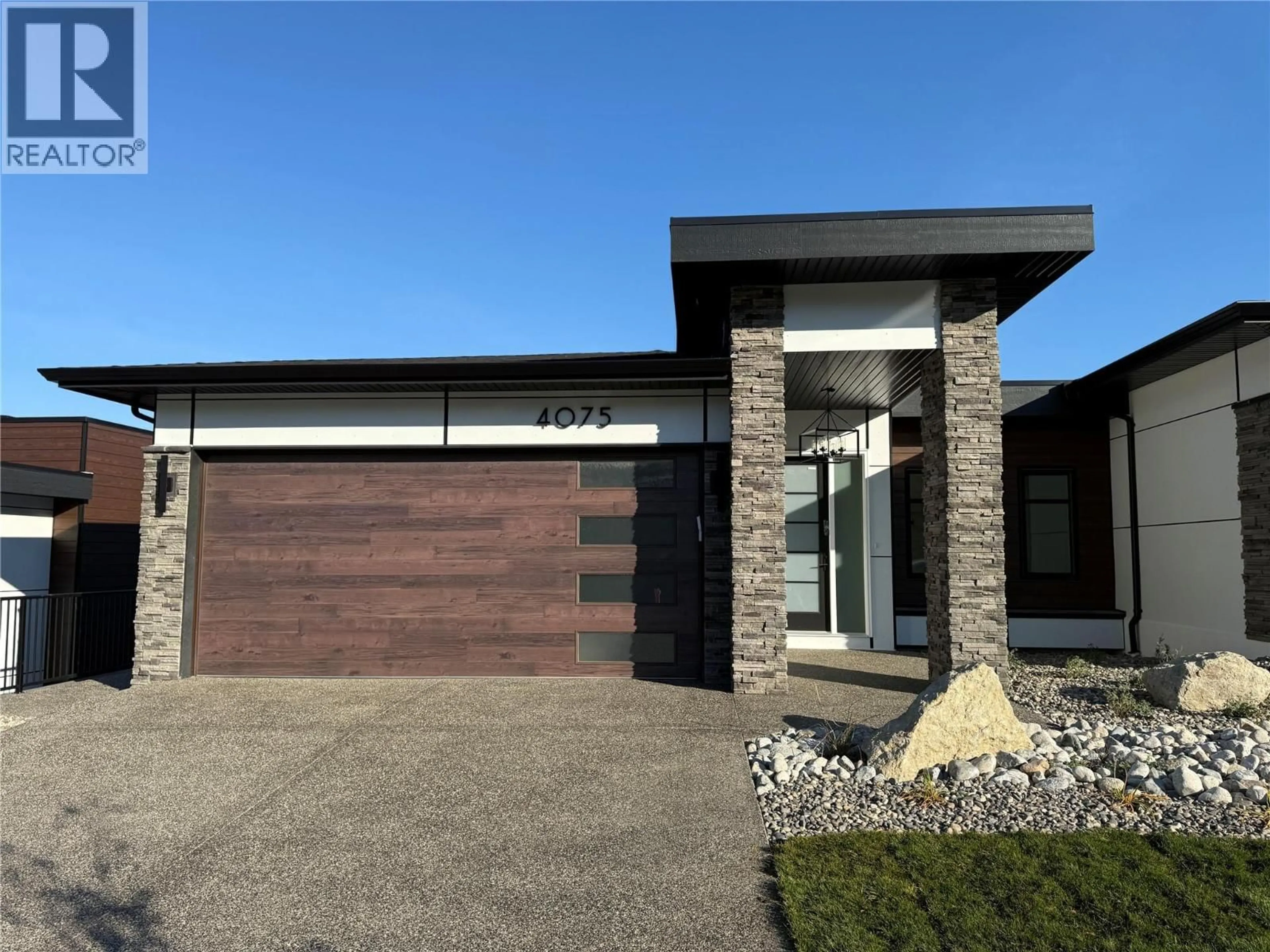 Home with brick exterior material, street for 4075 SUNSTONE STREET, West Kelowna British Columbia V4T2K6