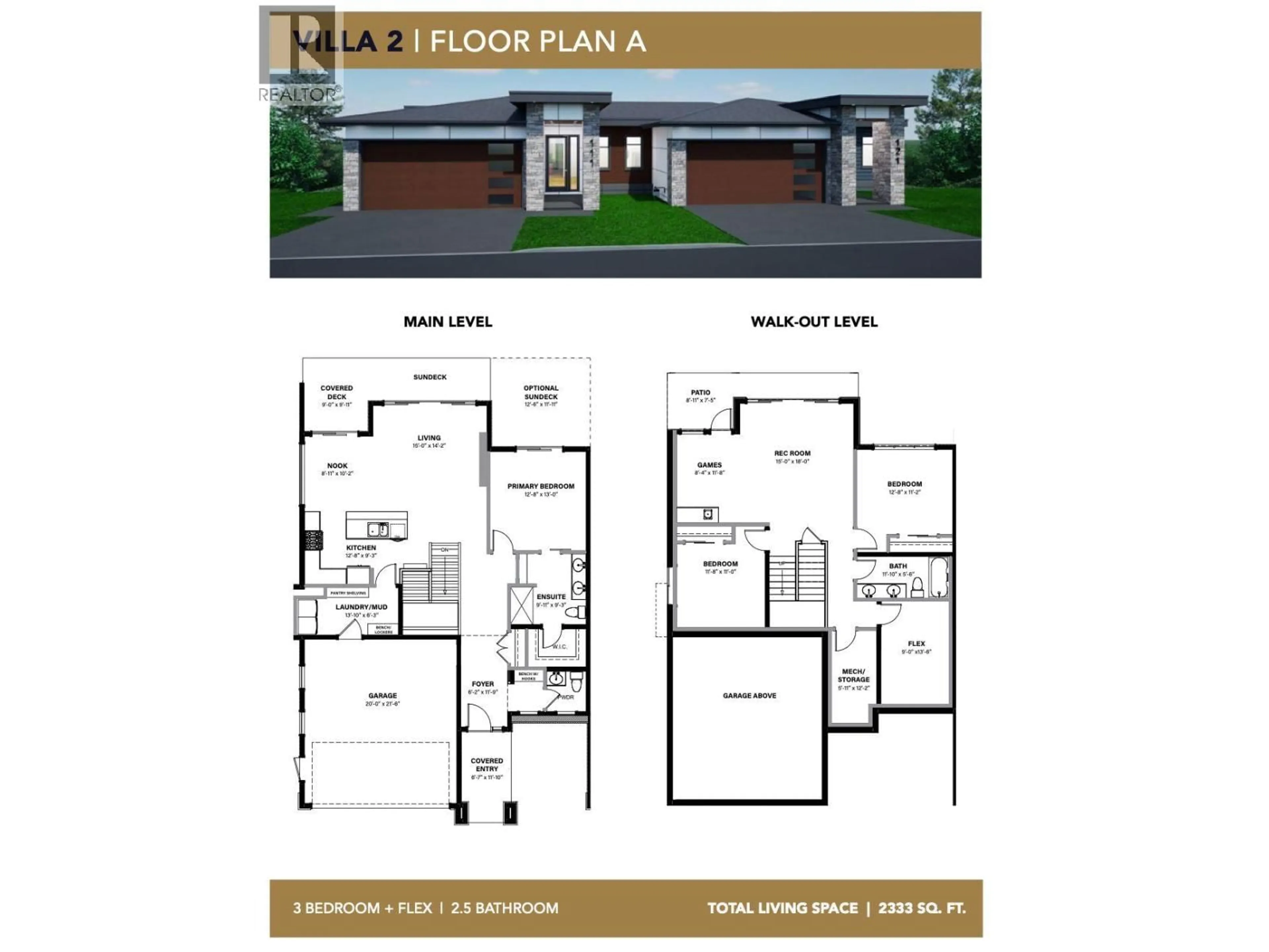 Floor plan for 4075 SUNSTONE STREET, West Kelowna British Columbia V4T2K6