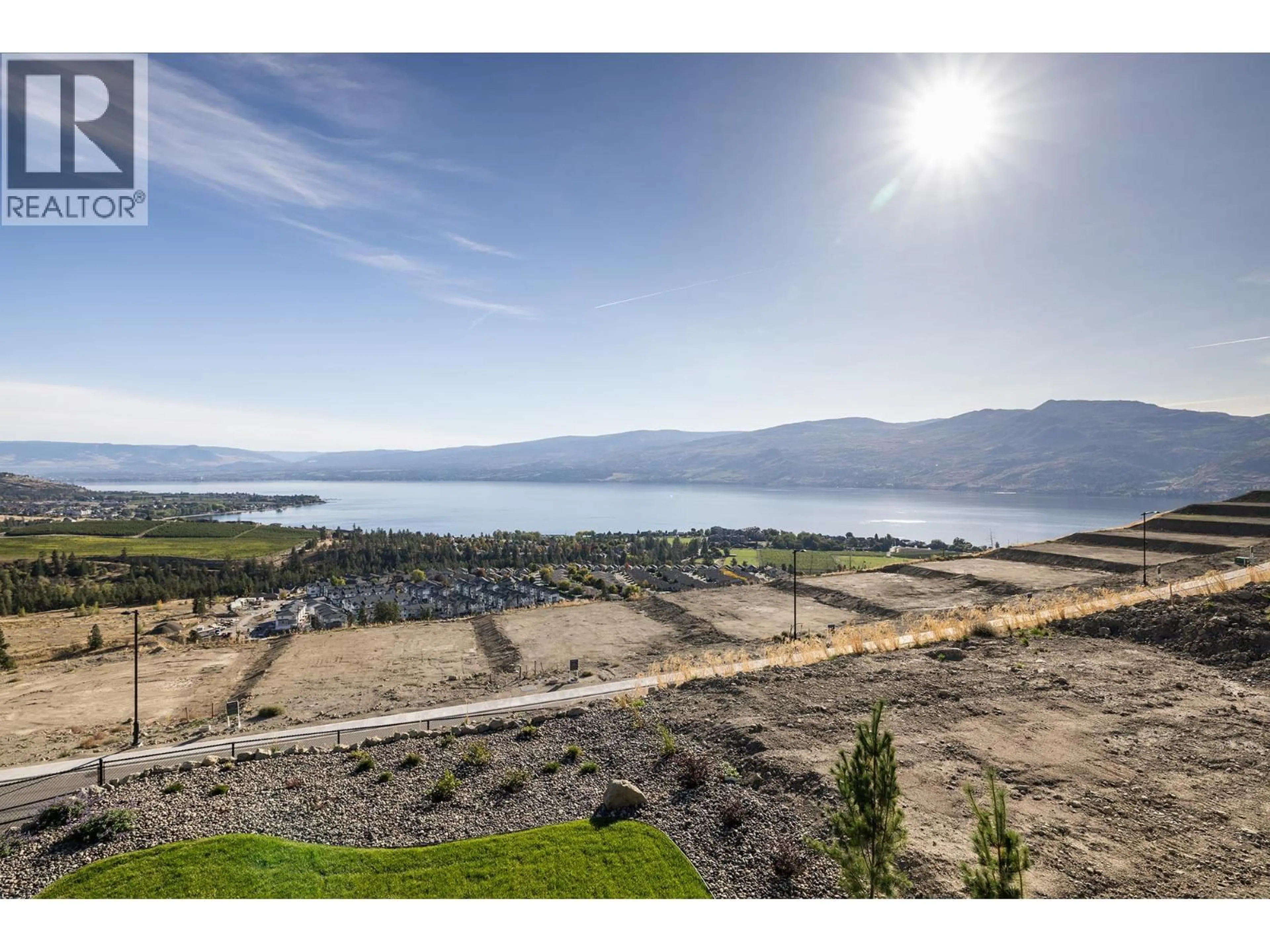 A pic from outside/outdoor area/front of a property/back of a property/a pic from drone, water/lake/river/ocean view for 4075 SUNSTONE STREET, West Kelowna British Columbia V4T2K6