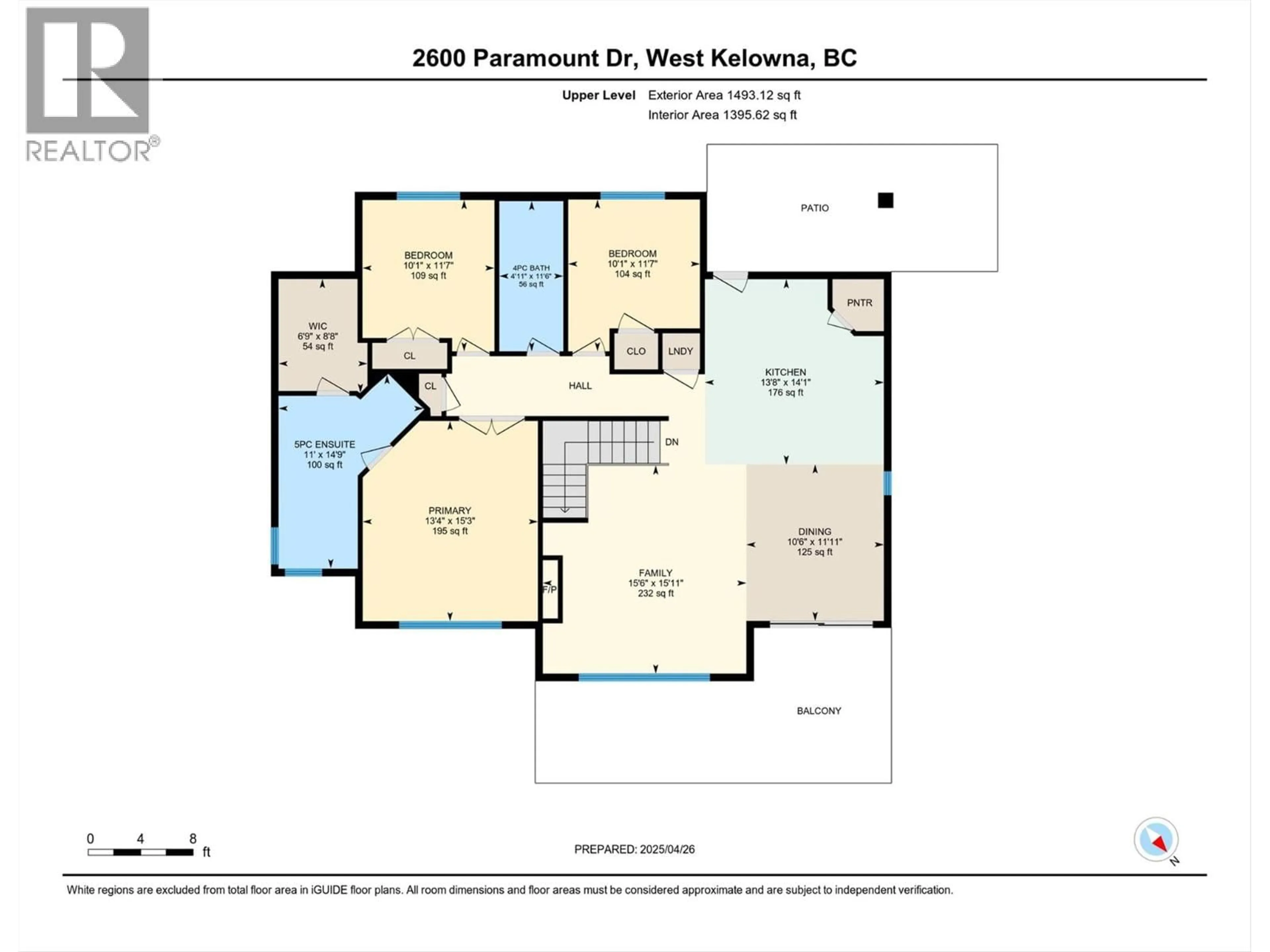 Floor plan for 2600 PARAMOUNT DRIVE, West Kelowna British Columbia V4T3M6