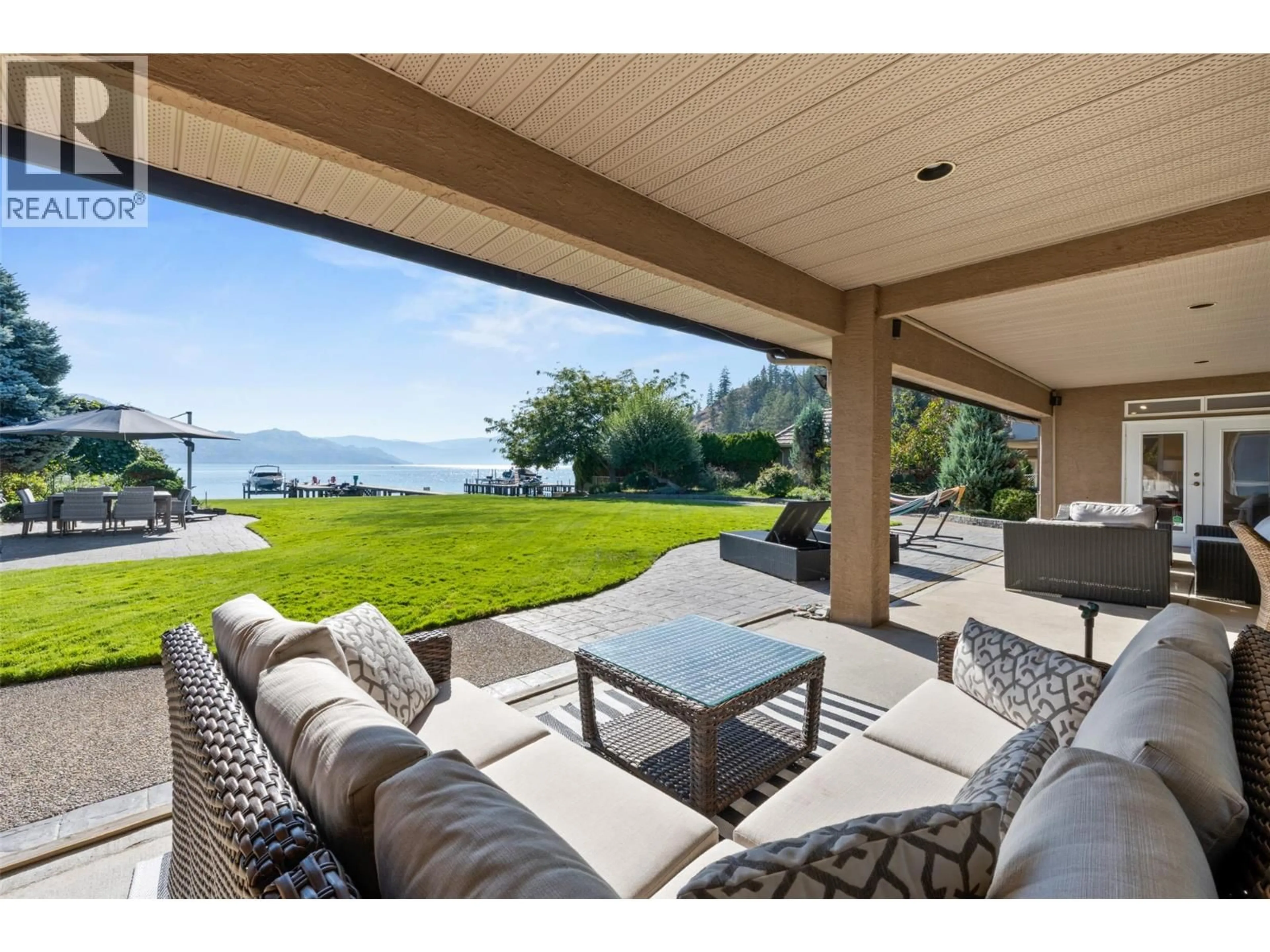 Patio, water/lake/river/ocean view for 2577 WHITWORTH ROAD, West Kelowna British Columbia V4T2K5