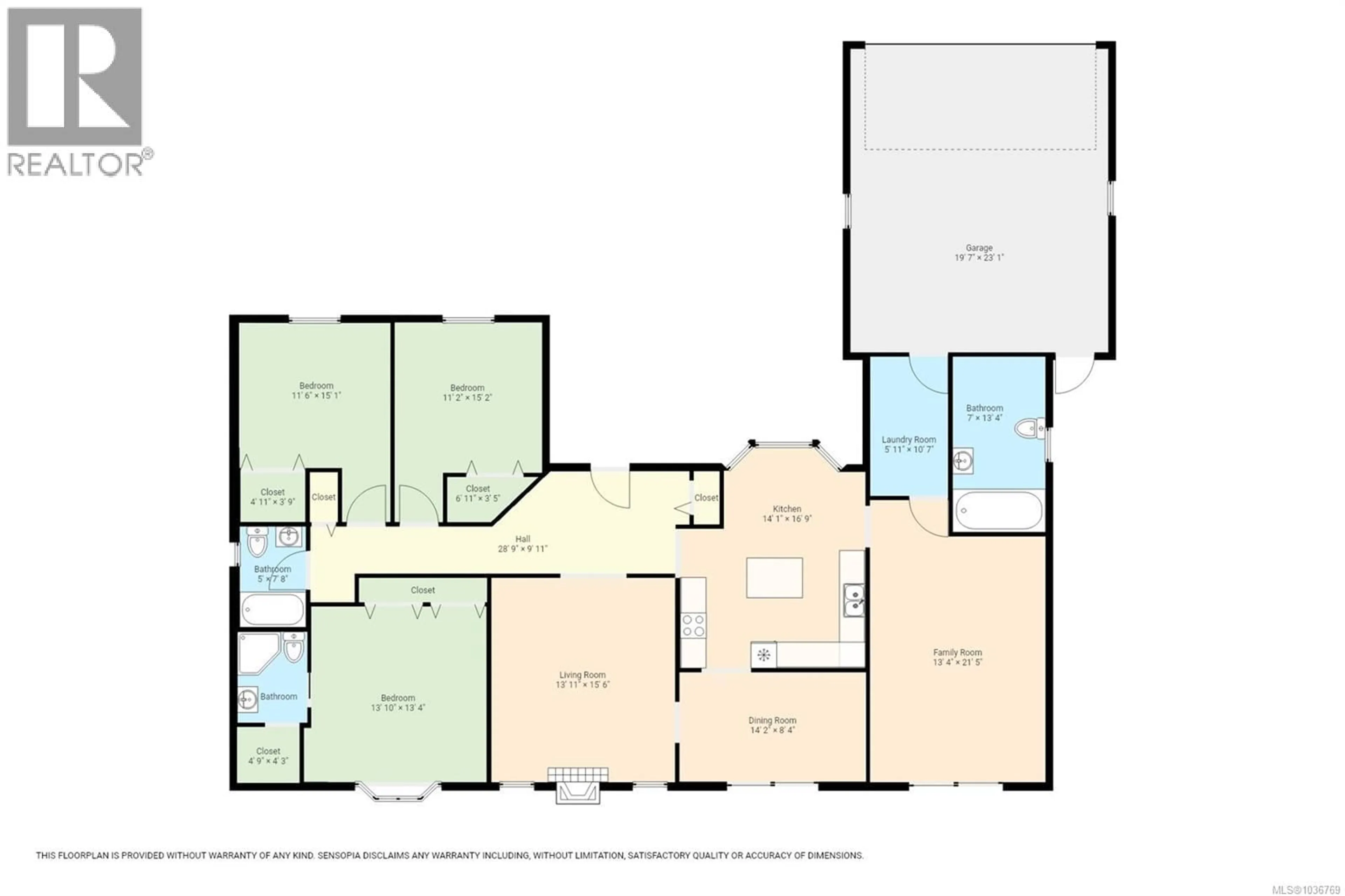 Floor plan for 1930 GILLIAN PLACE, Campbell River British Columbia V9W6B6