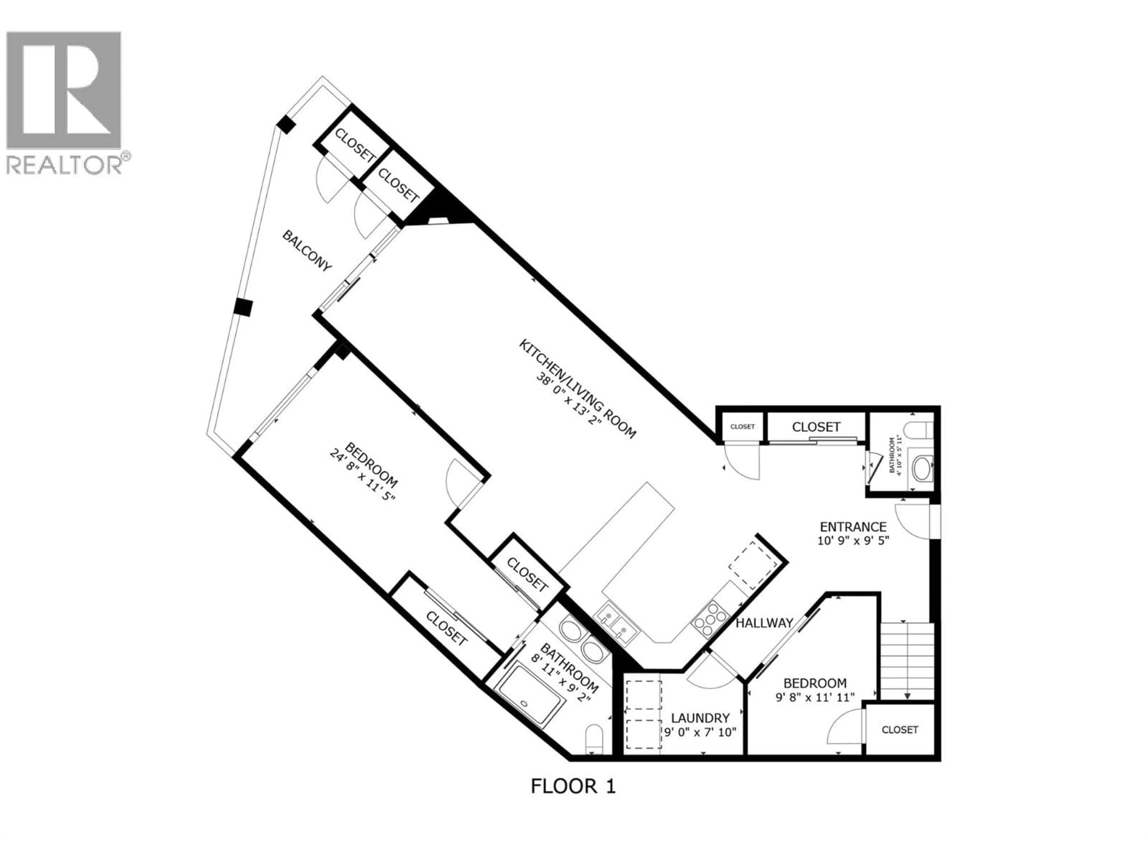 Floor plan for 505 - 3865 TRUSWELL ROAD, Kelowna British Columbia V1W3K9