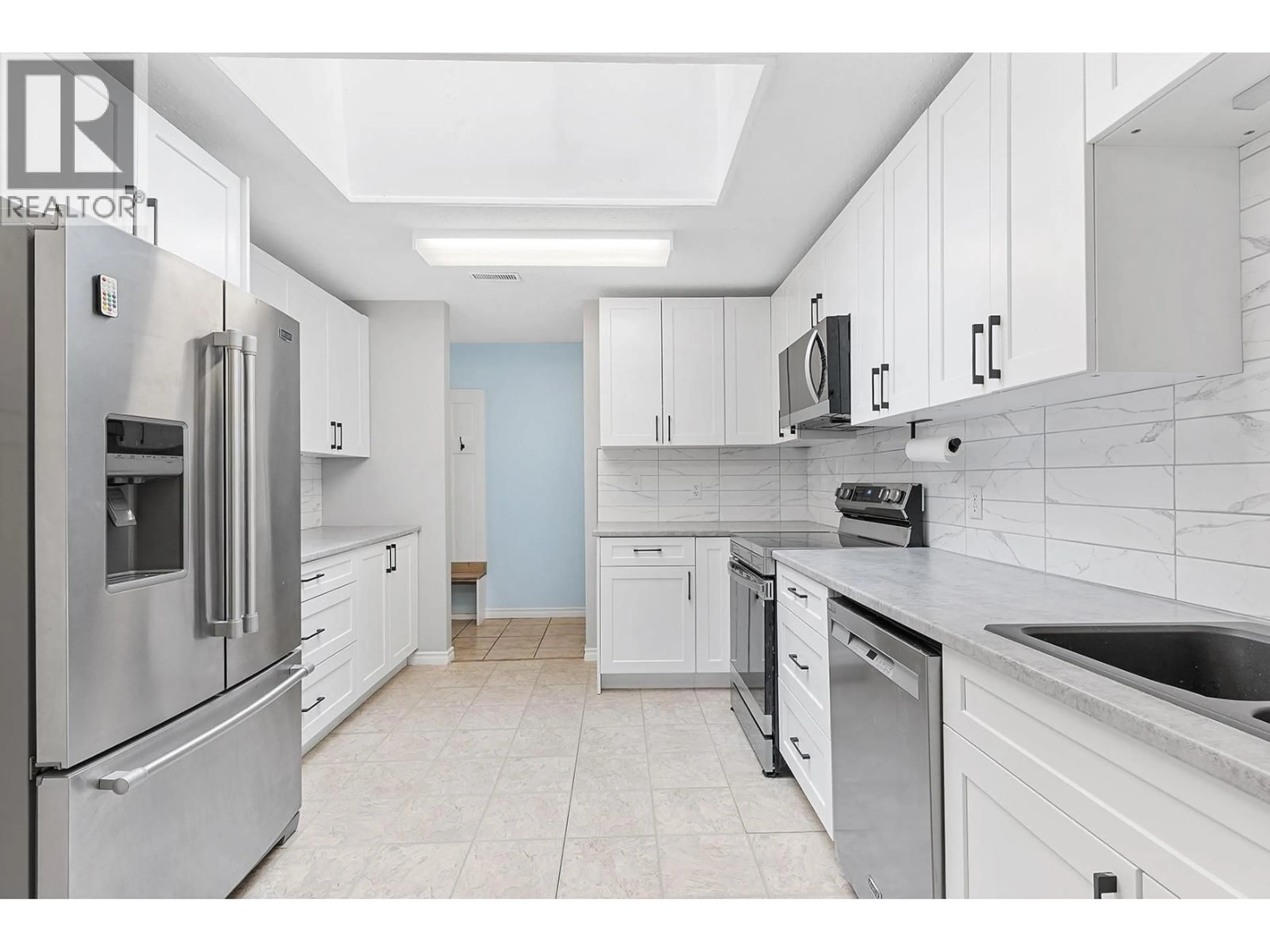 Standard kitchen, ceramic/tile floor for 214 - 3020 ALLENBY WAY, Vernon British Columbia V1T8L4