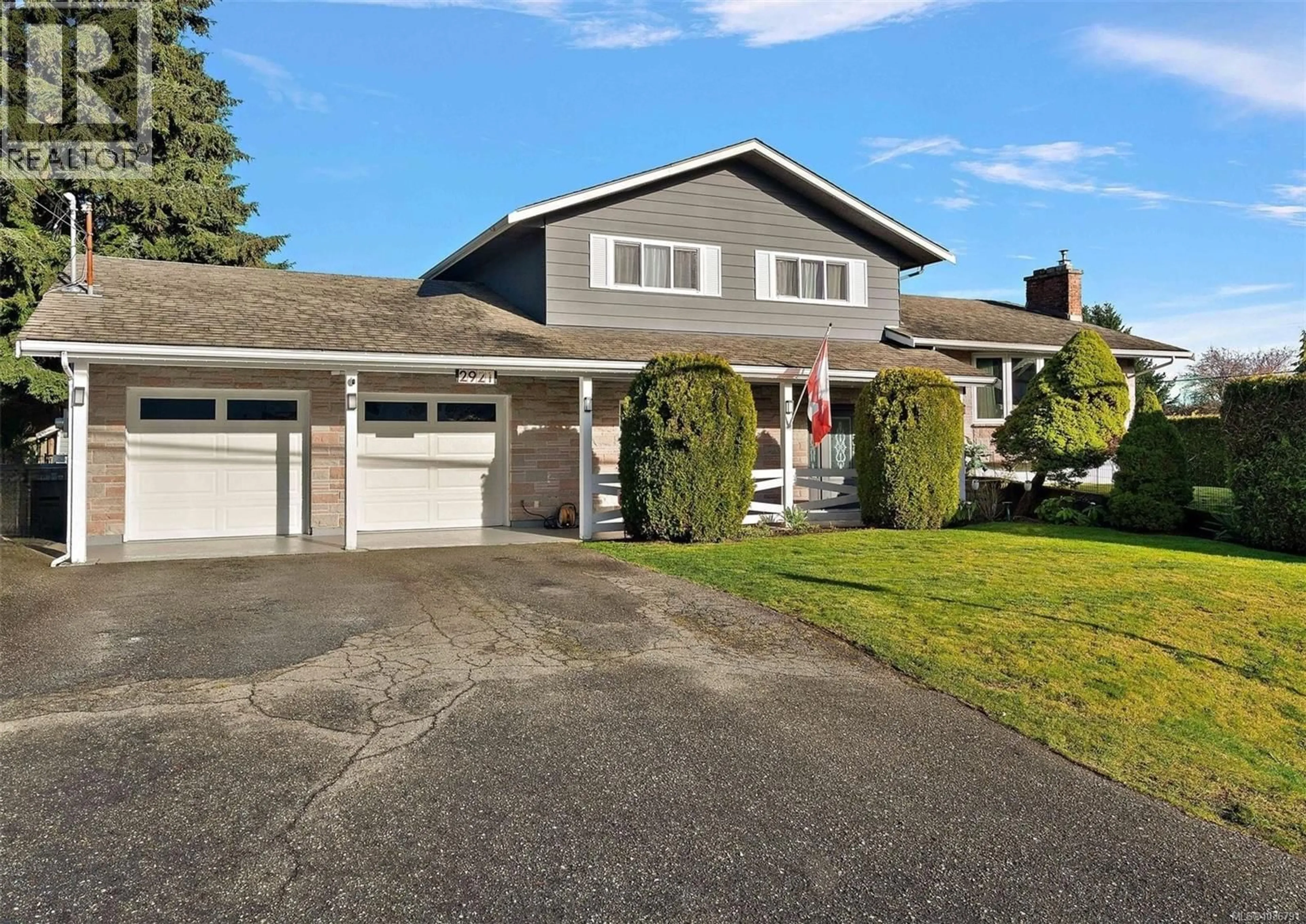 Home with vinyl exterior material, street for 2921 MOUNT WELLS DRIVE, Langford British Columbia V9B4R9