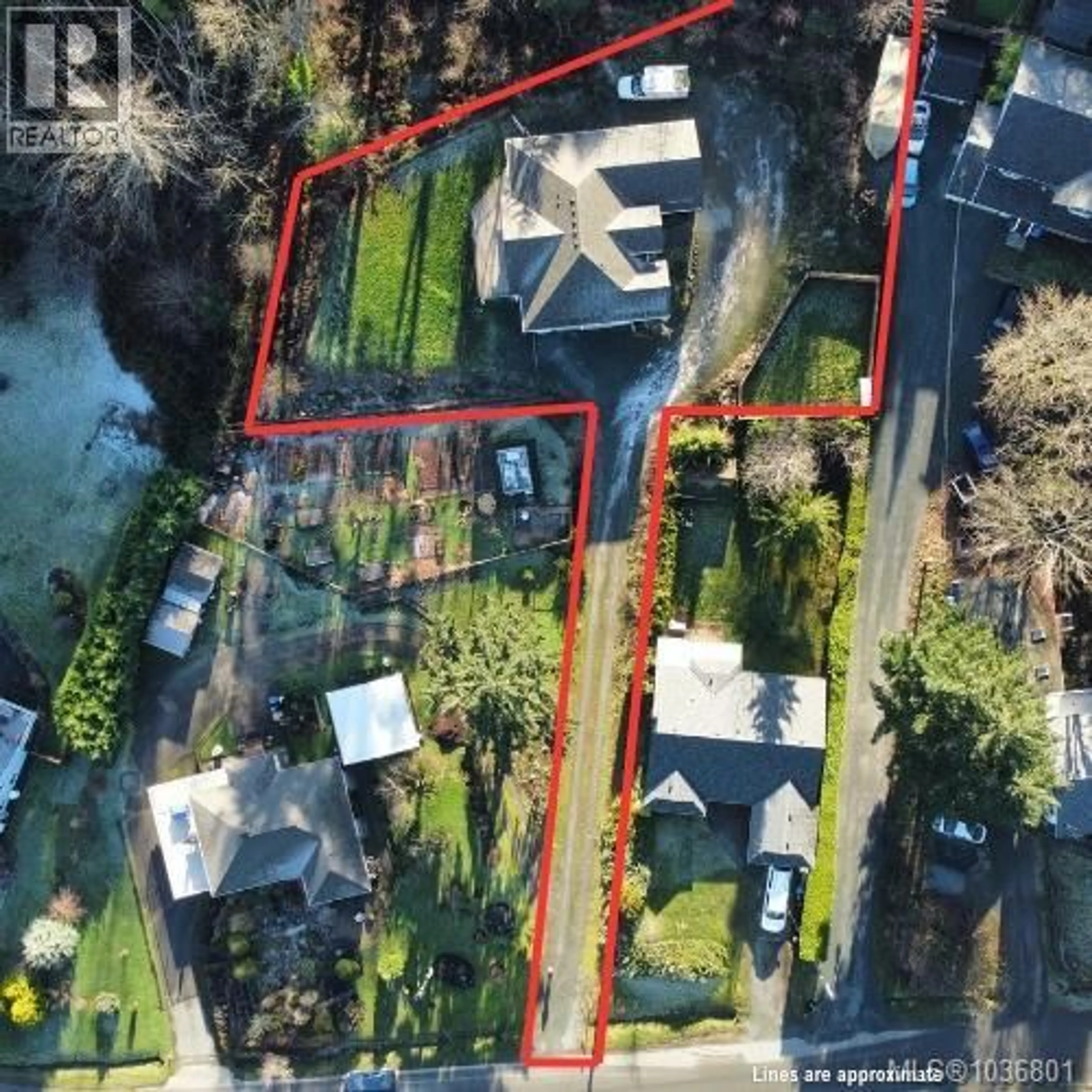 A pic from outside/outdoor area/front of a property/back of a property/a pic from drone, street for 2984 PHILLIPS ROAD, Duncan British Columbia V9L6V4